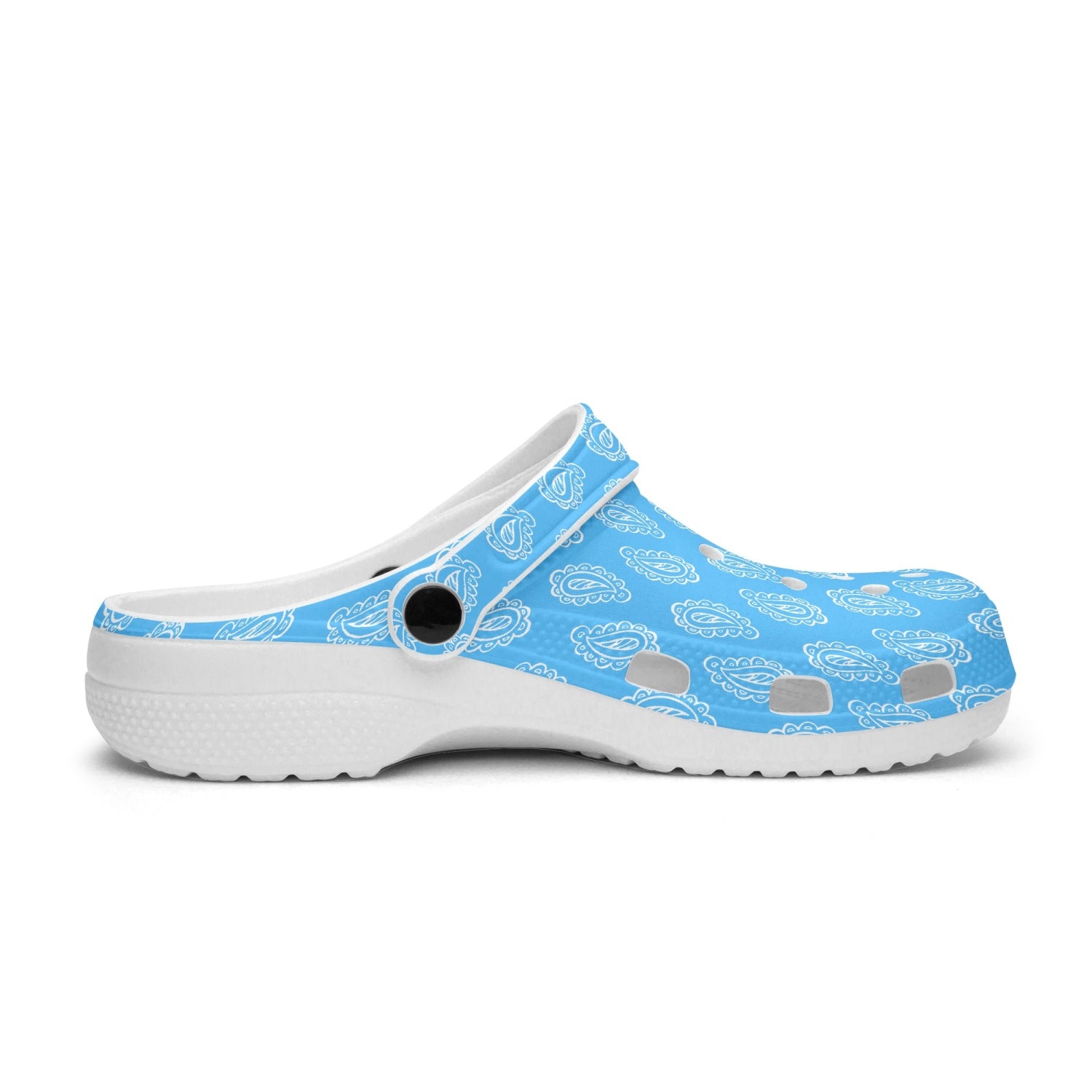 GFACE Blue Bandana Printed Clogs