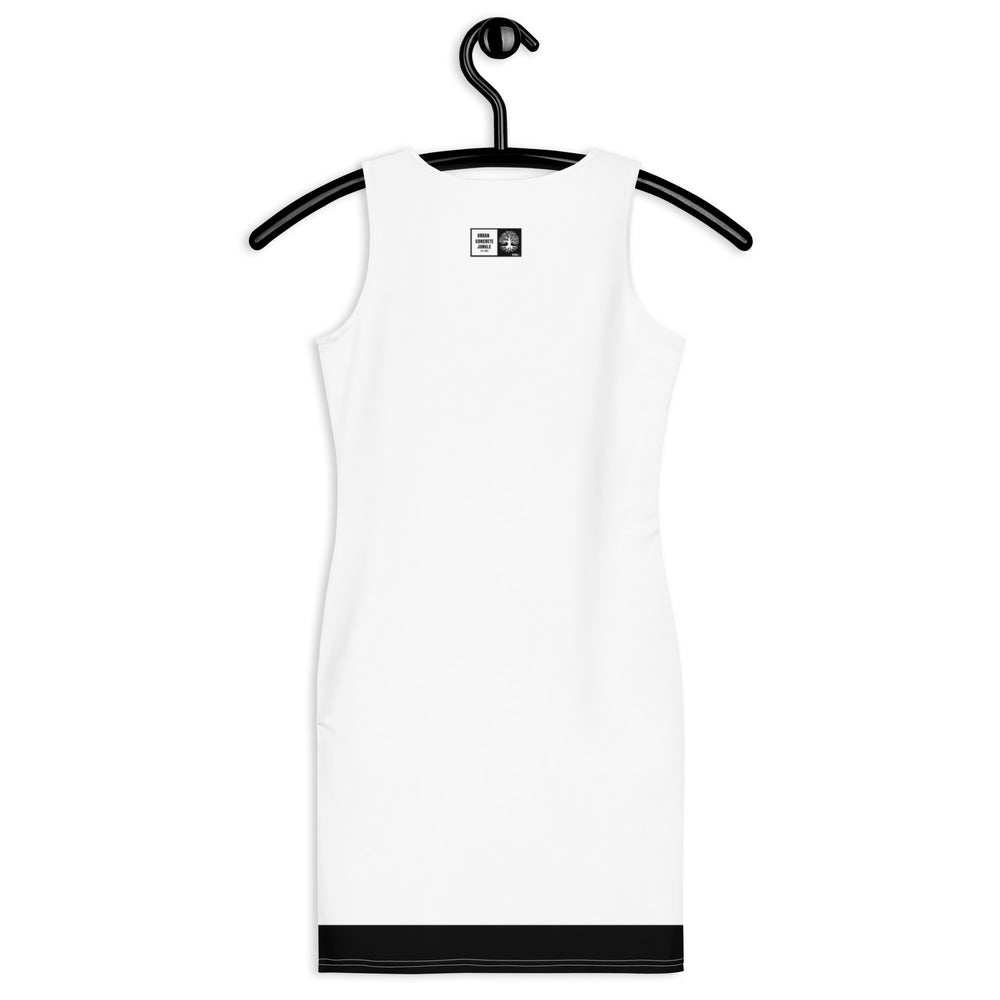 White Gface Urban Concrete Jungle dress