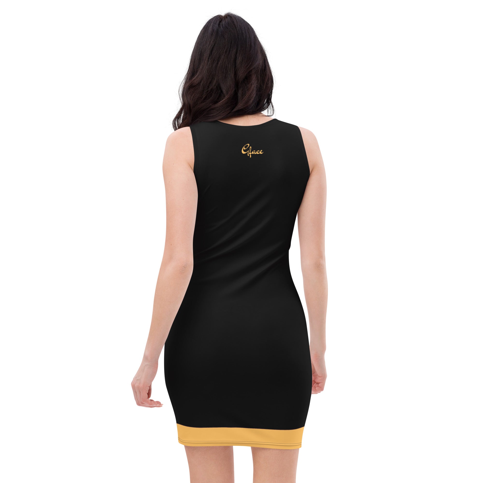 Gface Urban Concrete Jungle B/Gold Formal Dress