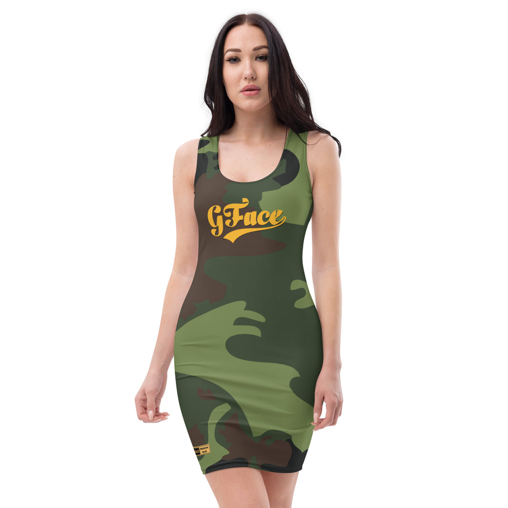 Gface Vip Green Camo-Incognito Dress