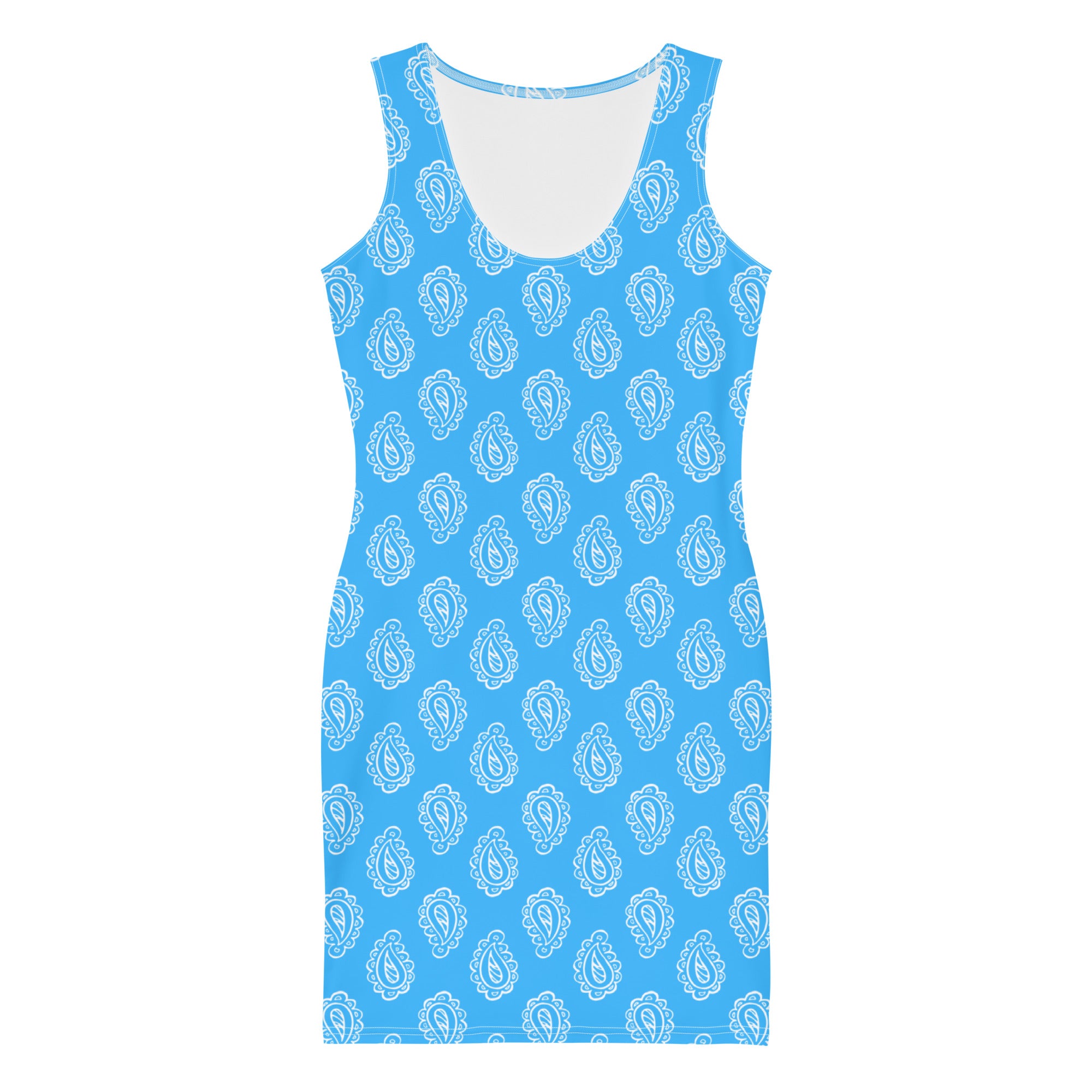 Gface Blue Bandana Printed dress