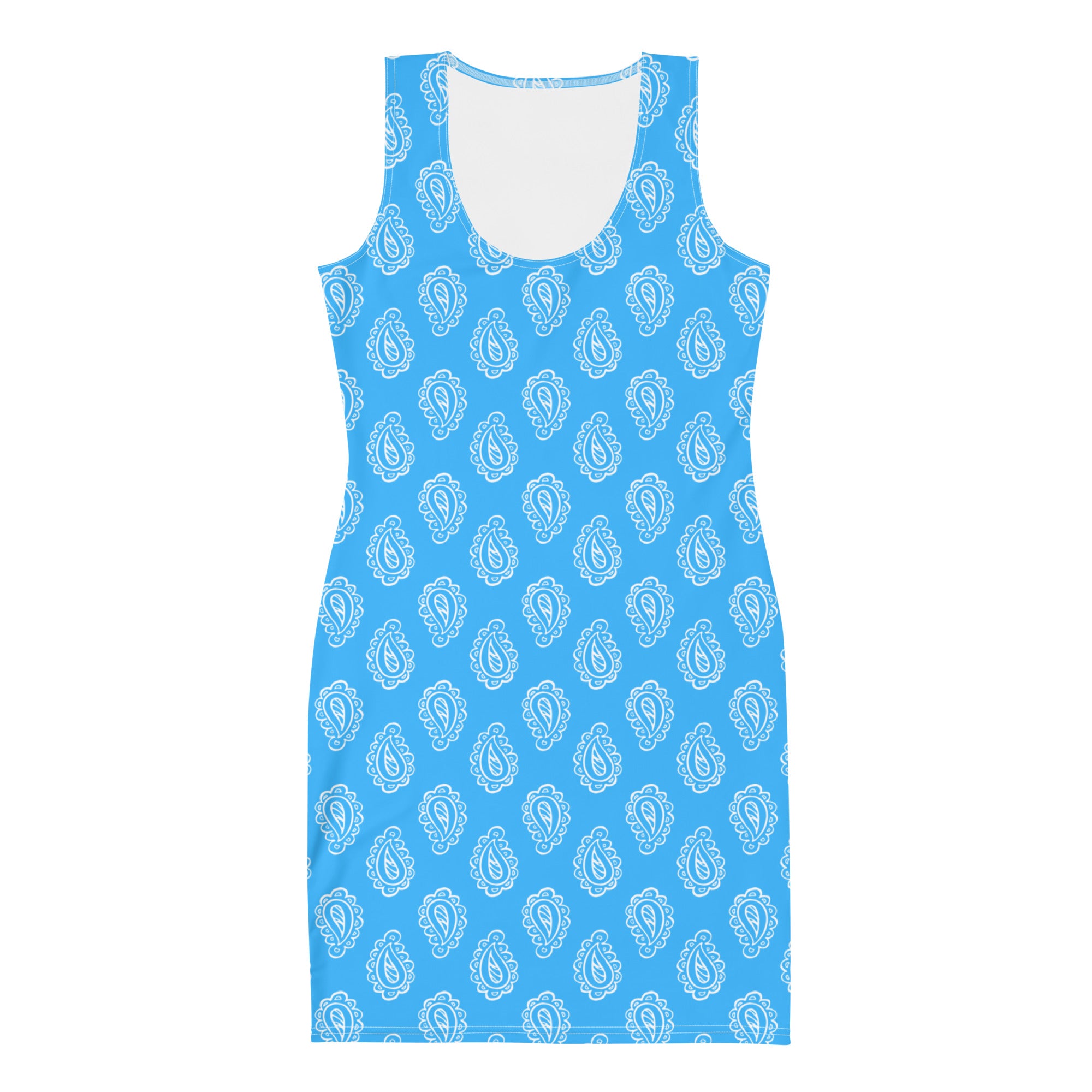 Gface Blue Bandana Printed dress