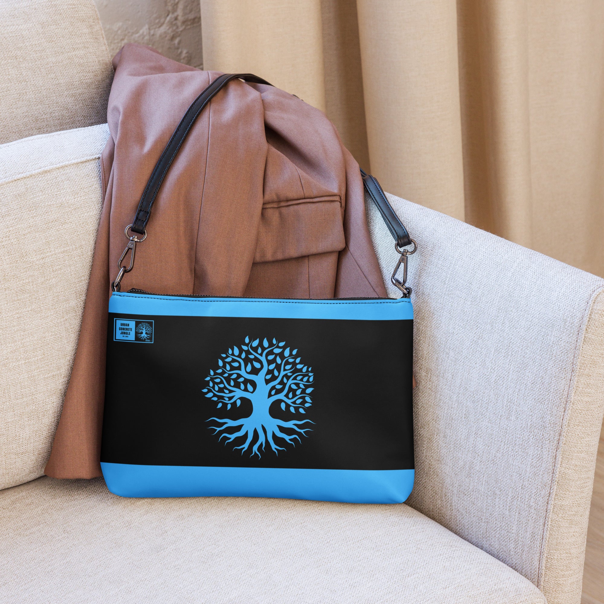 Crossbody bag Gface Blue Urban Concrete Jungle