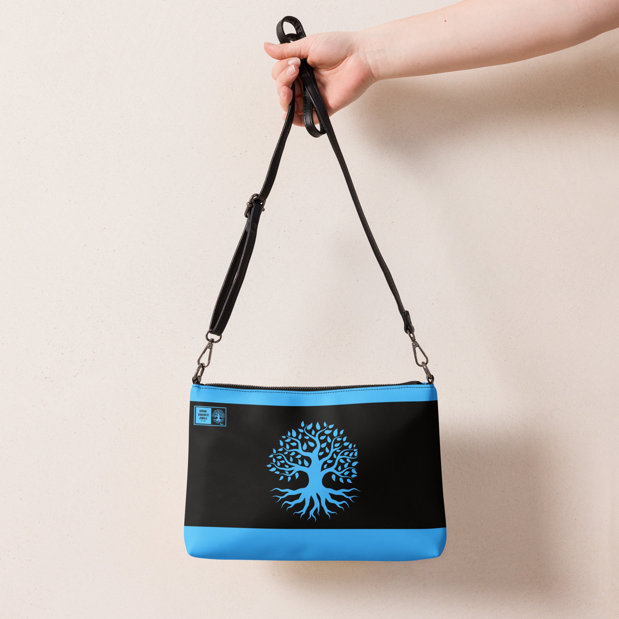 Crossbody bag Gface Blue Urban Concrete Jungle