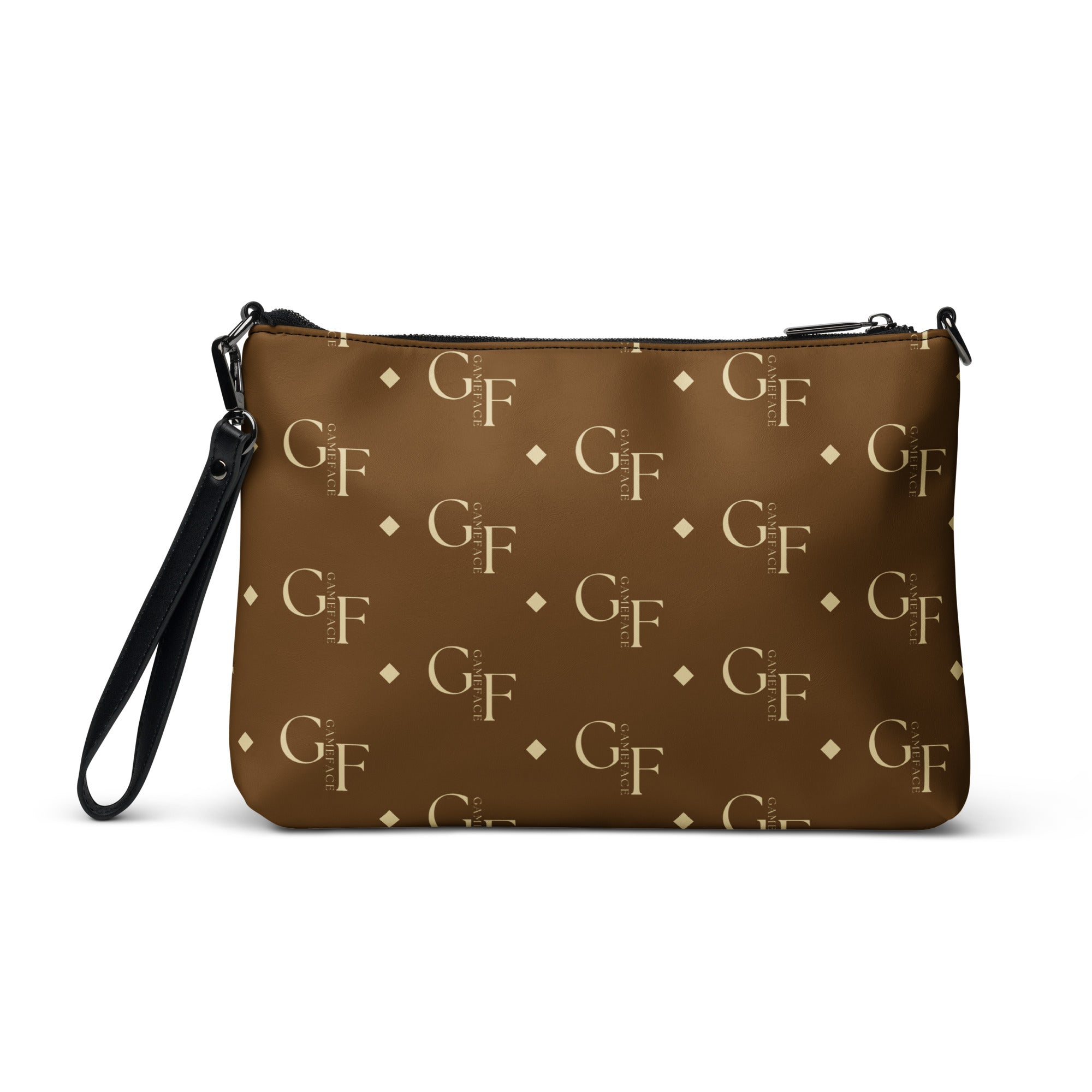 Gface gold small print Crossbody bag