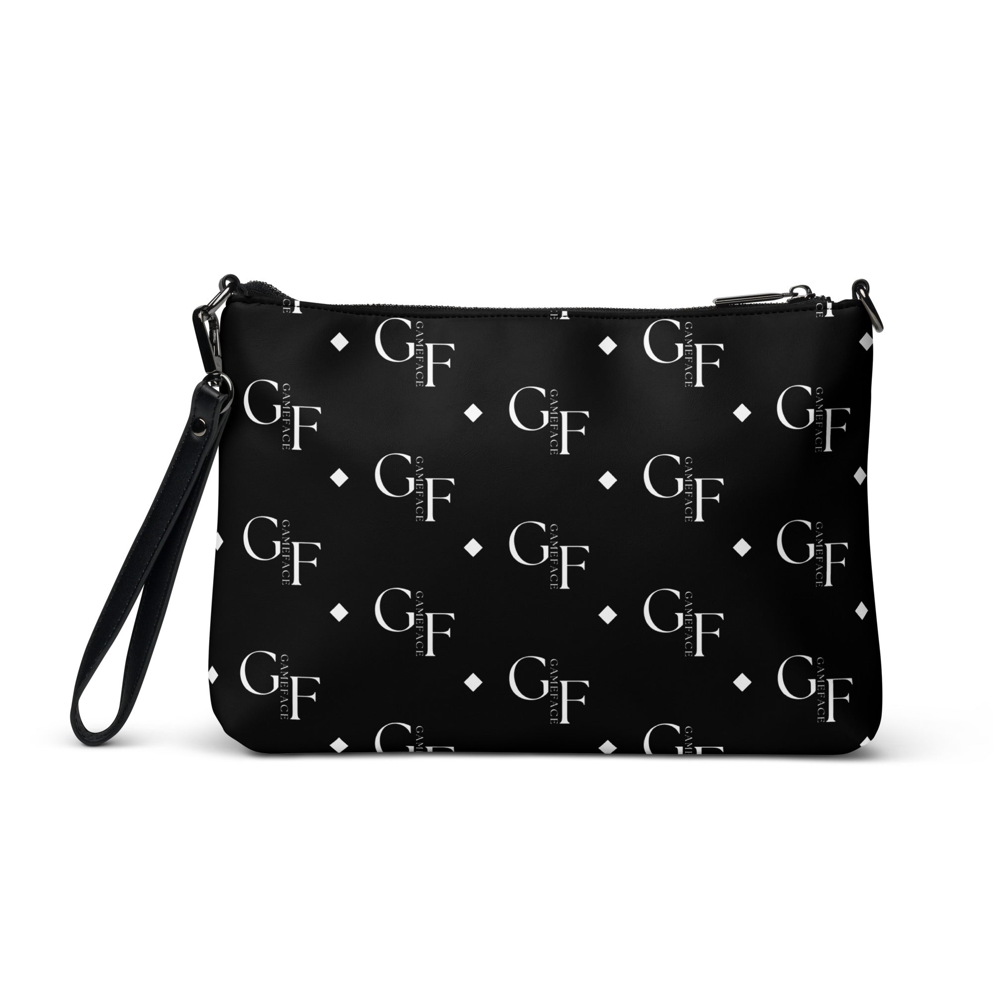 Gface black small print Crossbody bag