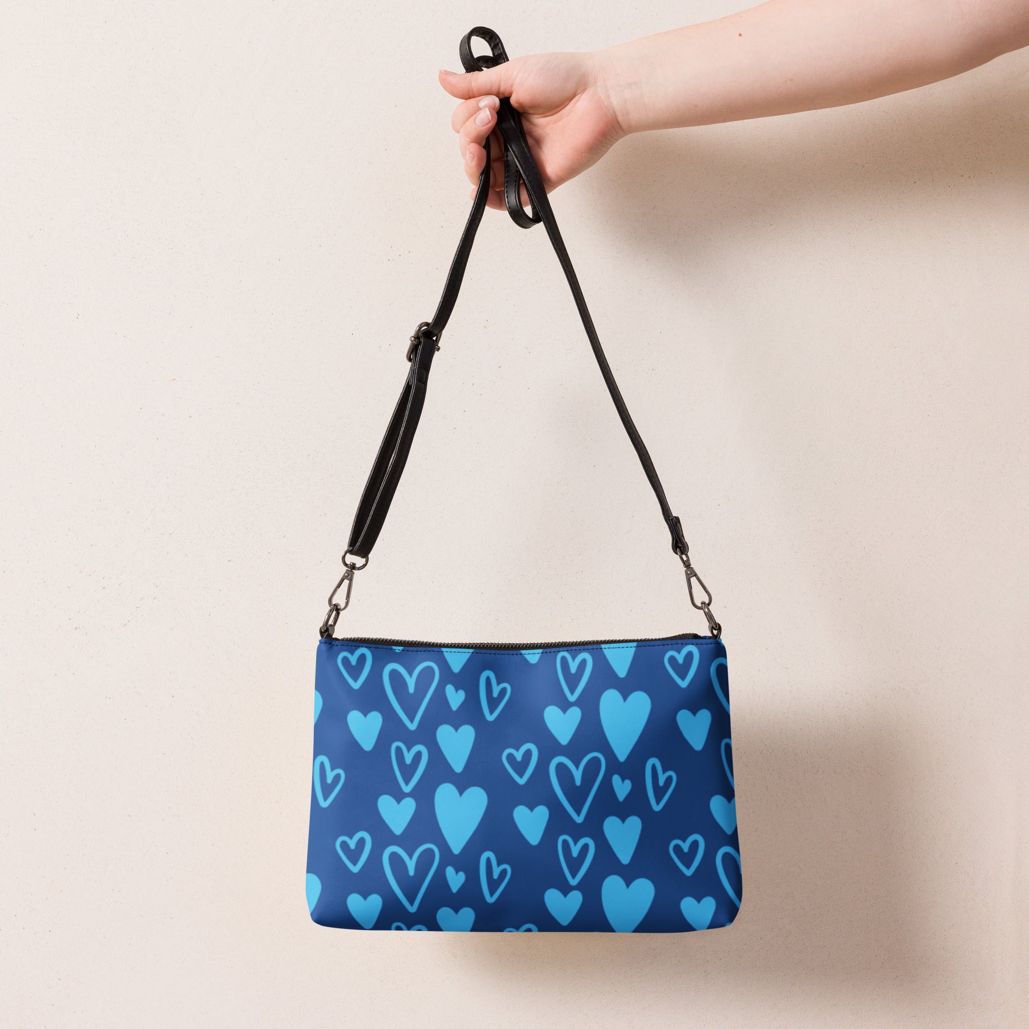 GFACE Blue hearts Crossbody bag