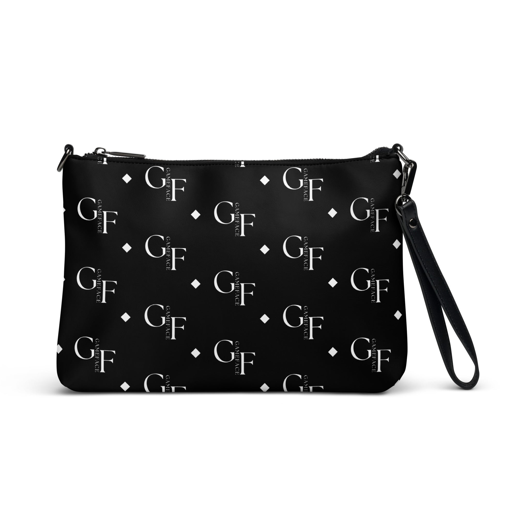 Gface black small print Crossbody bag