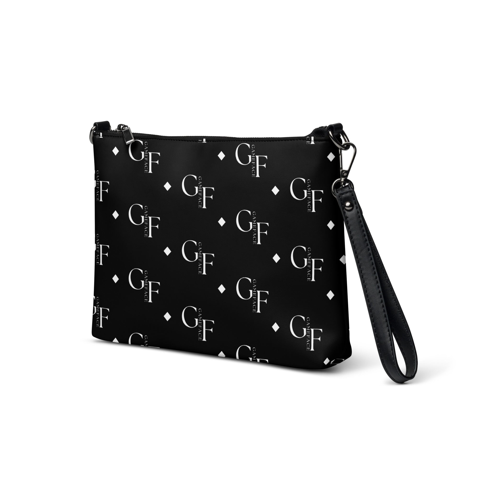 Gface black small print Crossbody bag