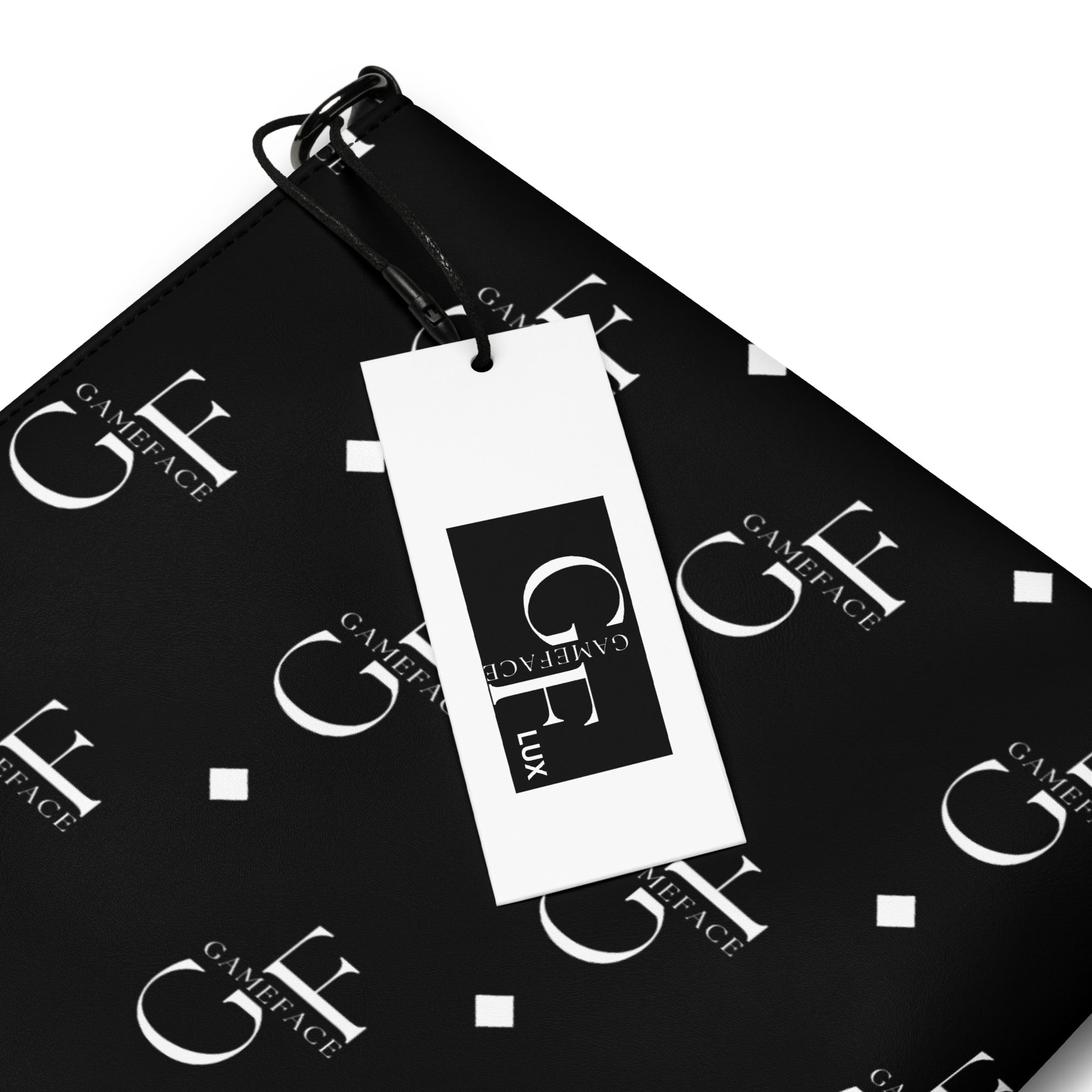 Gface black small print Crossbody bag