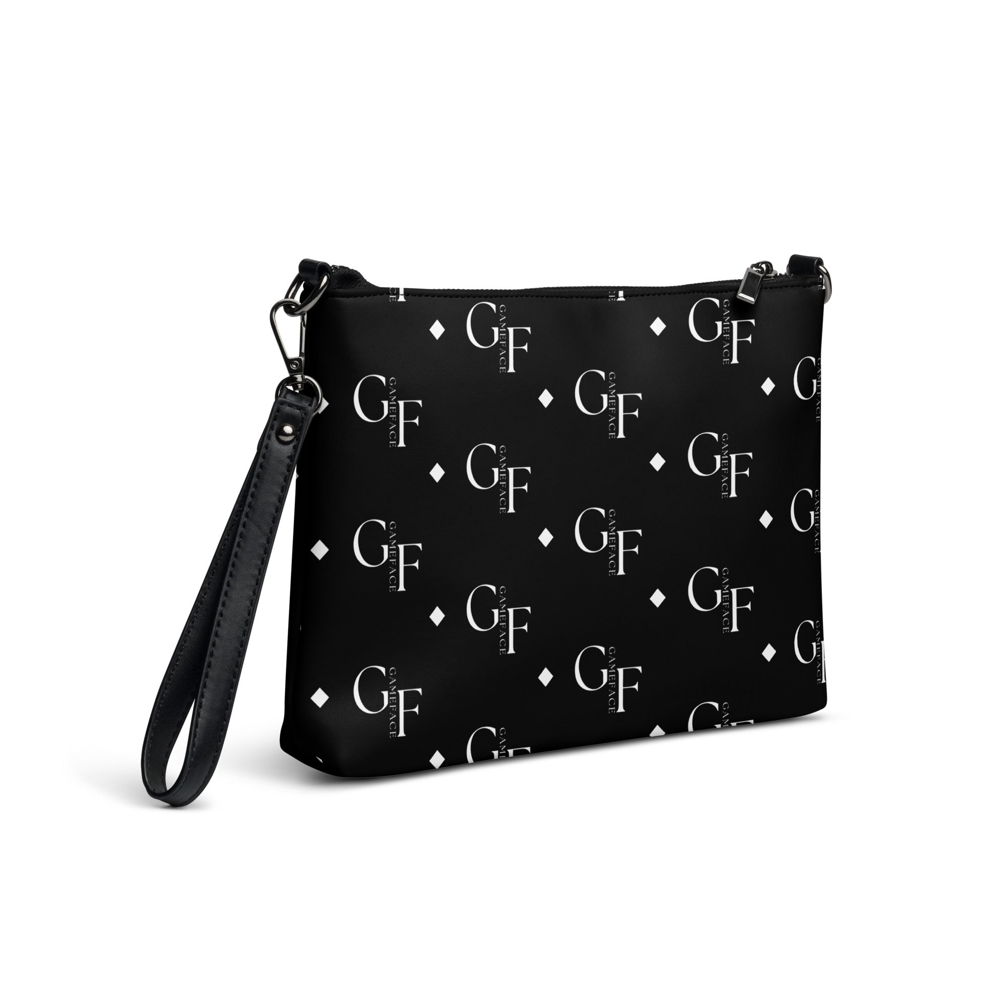 Gface black small print Crossbody bag