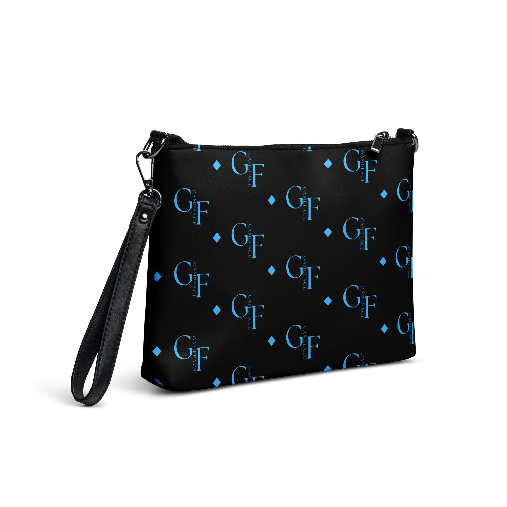 Gface blue small print Crossbody bag