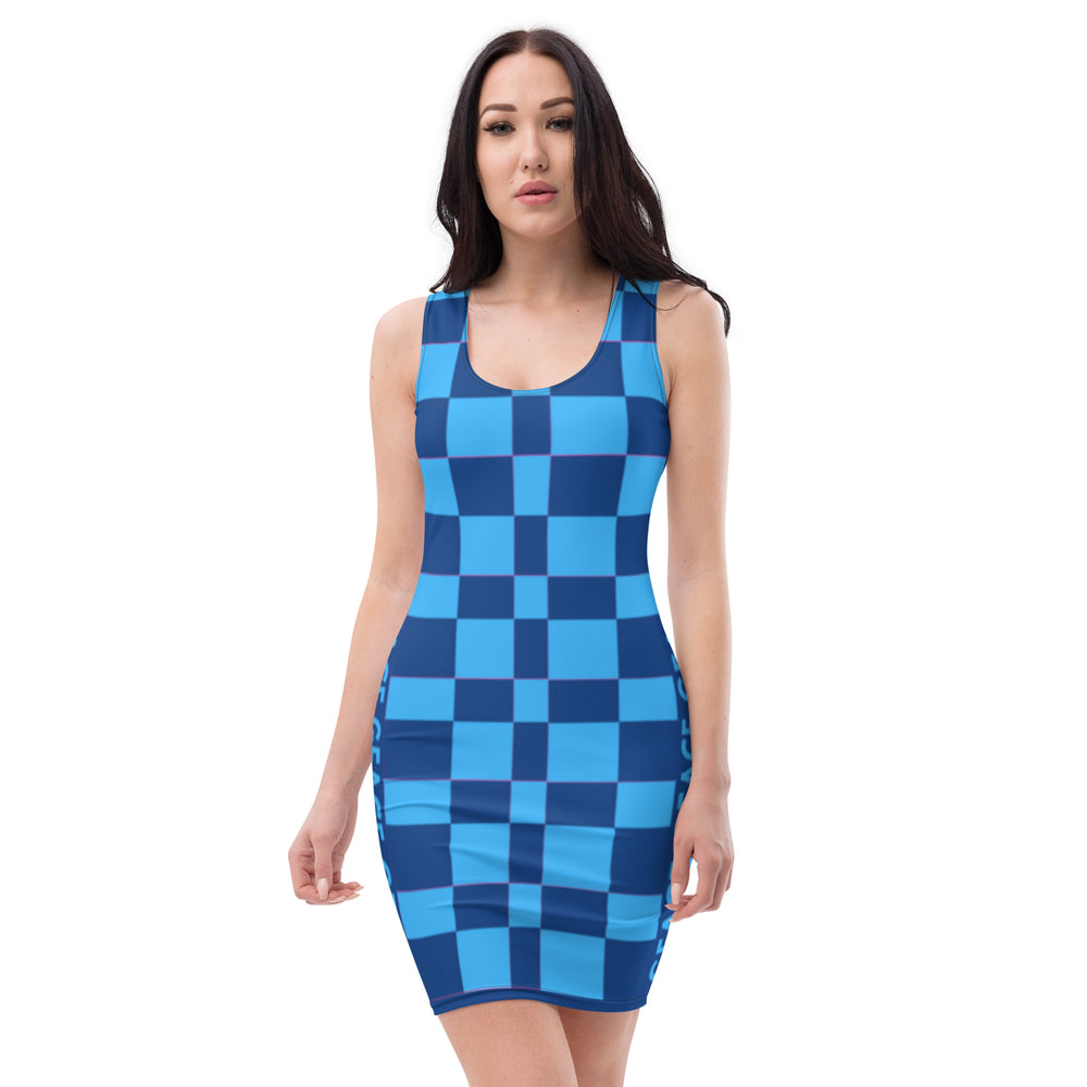 Blue Checker GFACE Swag Dress limited