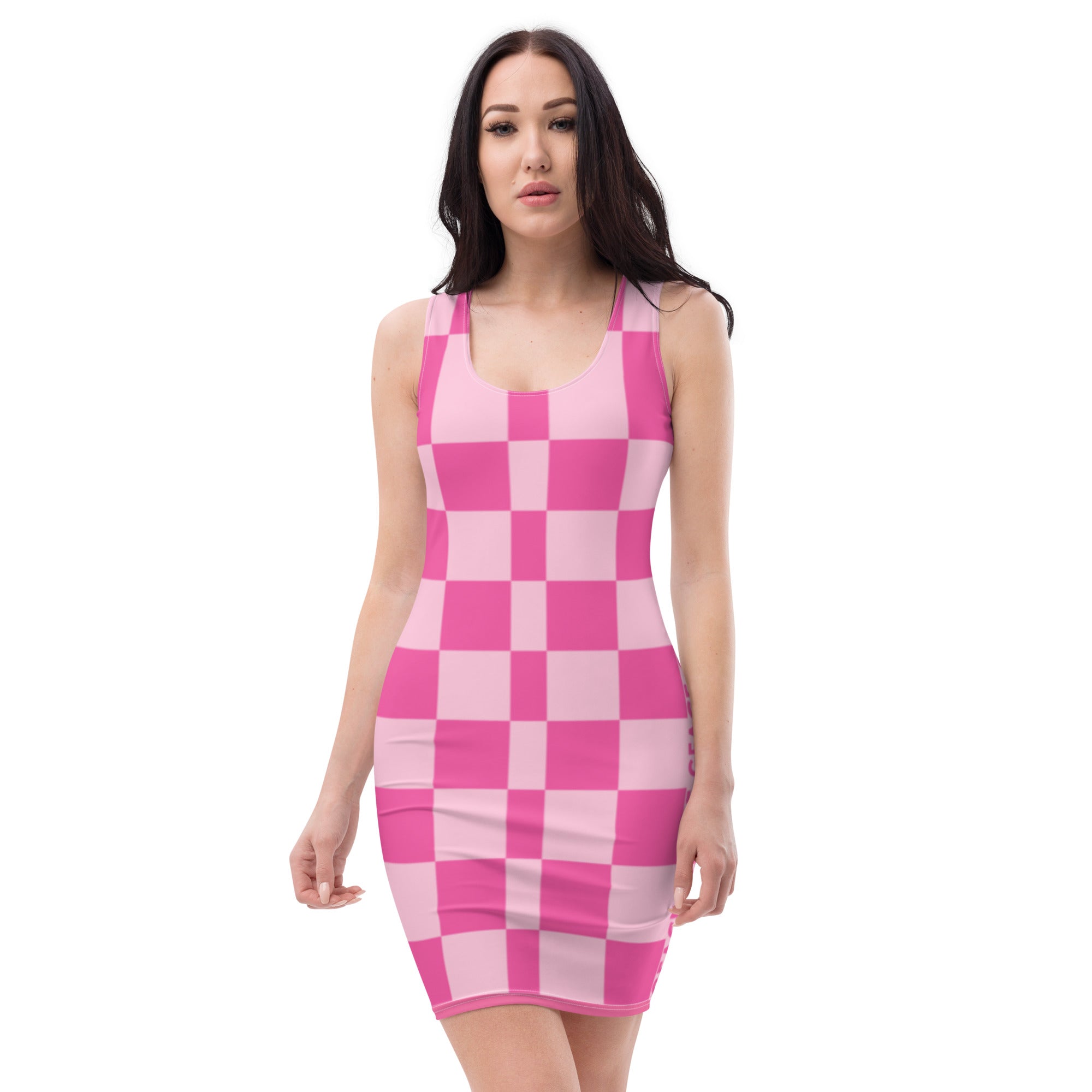 Pink Checker GFACE Swag Dress limited