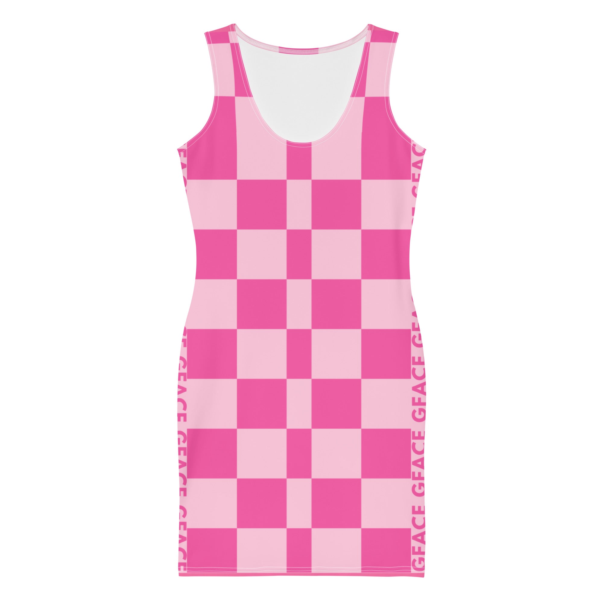 Pink Checker GFACE Swag Dress Dress limited