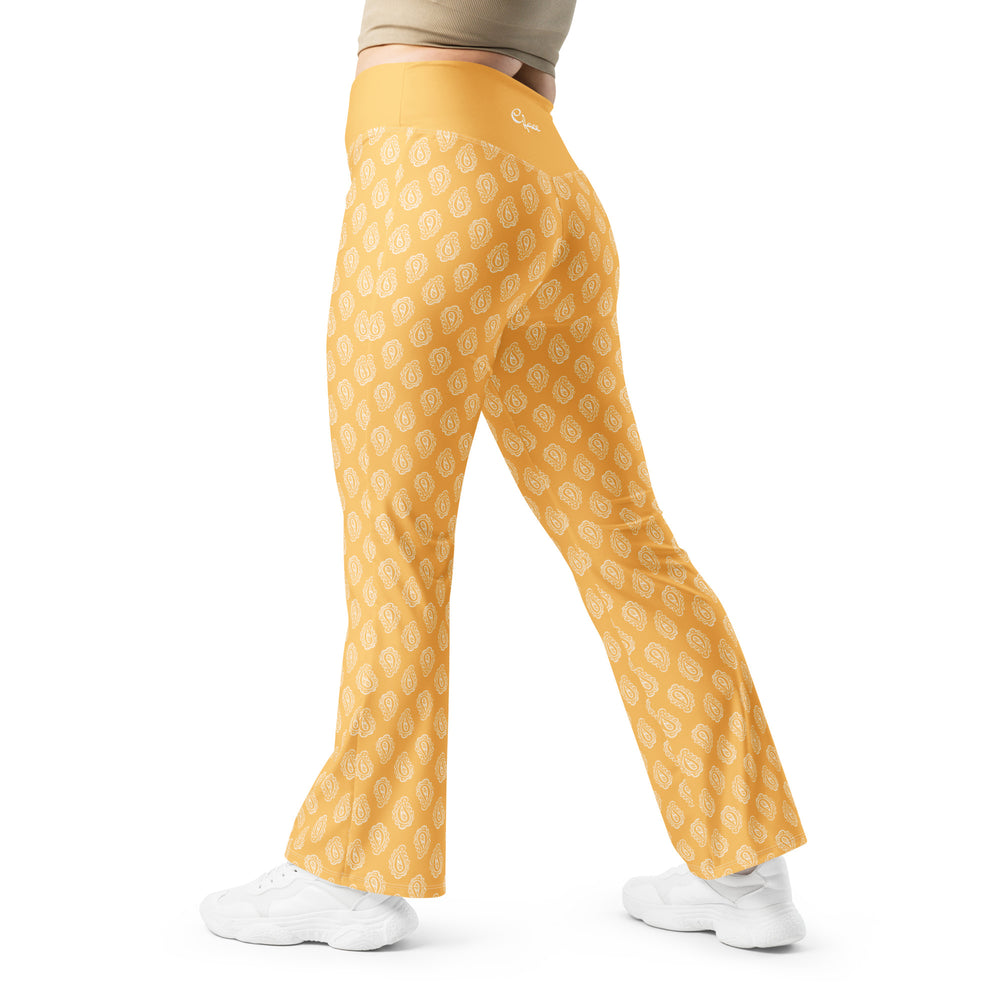 Gface Gold Bandana Flare leggings