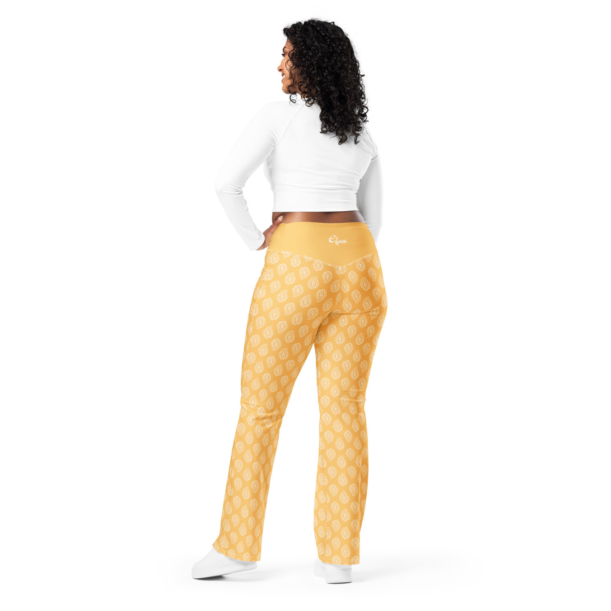 Gface Gold Bandana Flare leggings