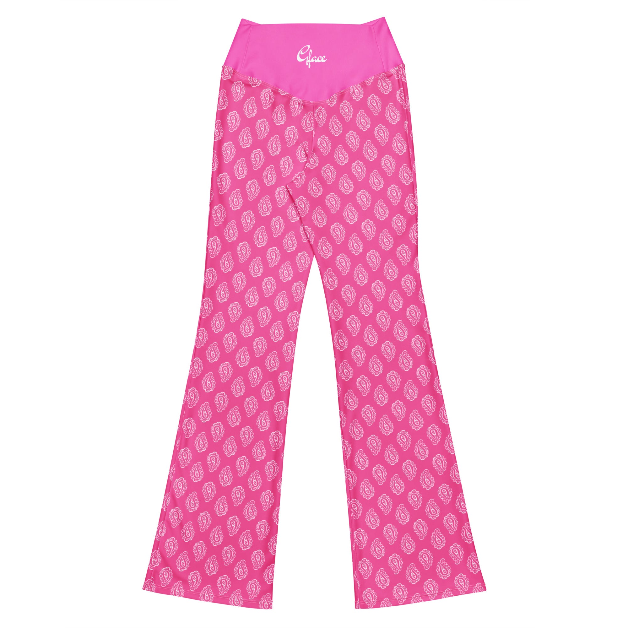 Gface Pink Bandana Flare leggings