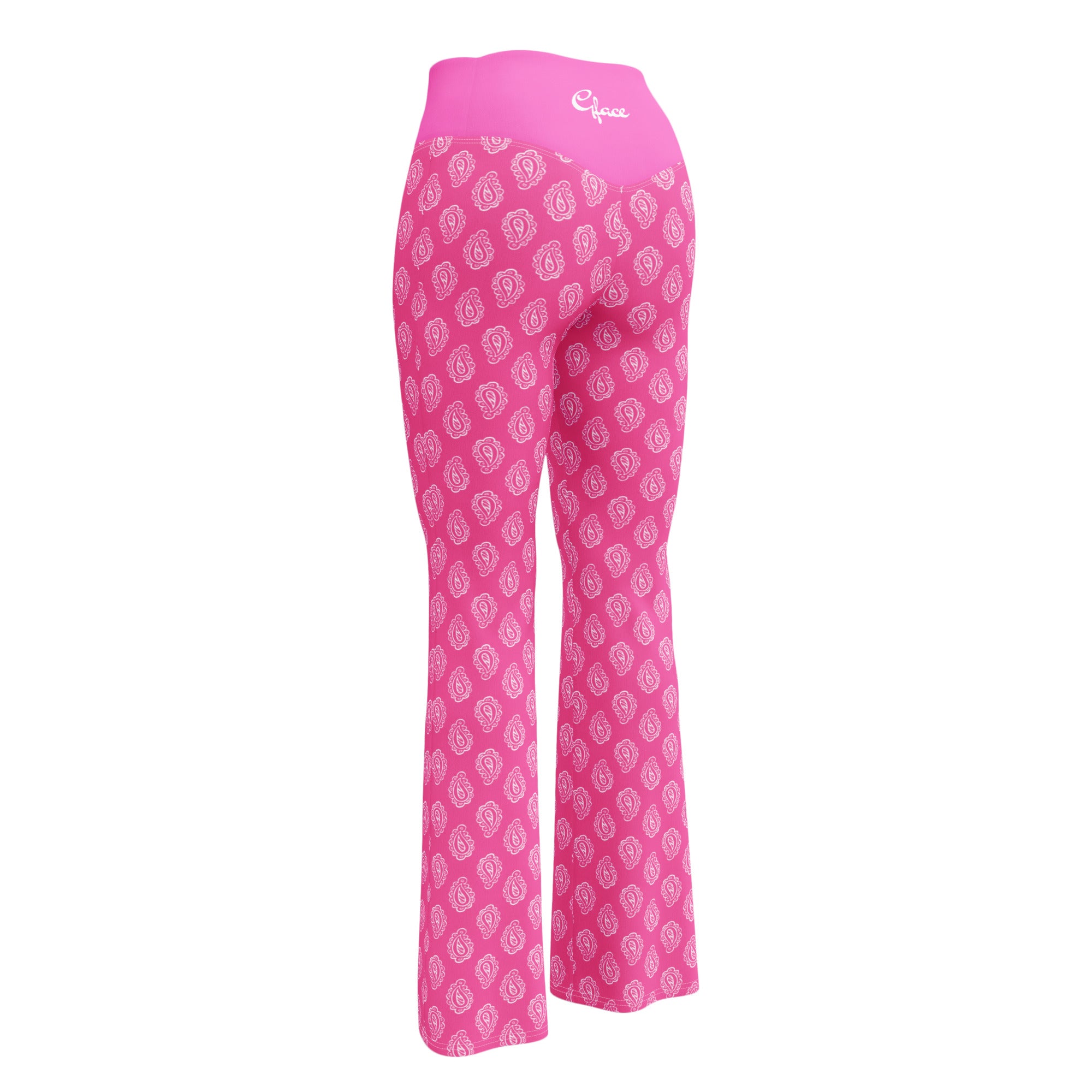 Gface Pink Bandana Flare leggings