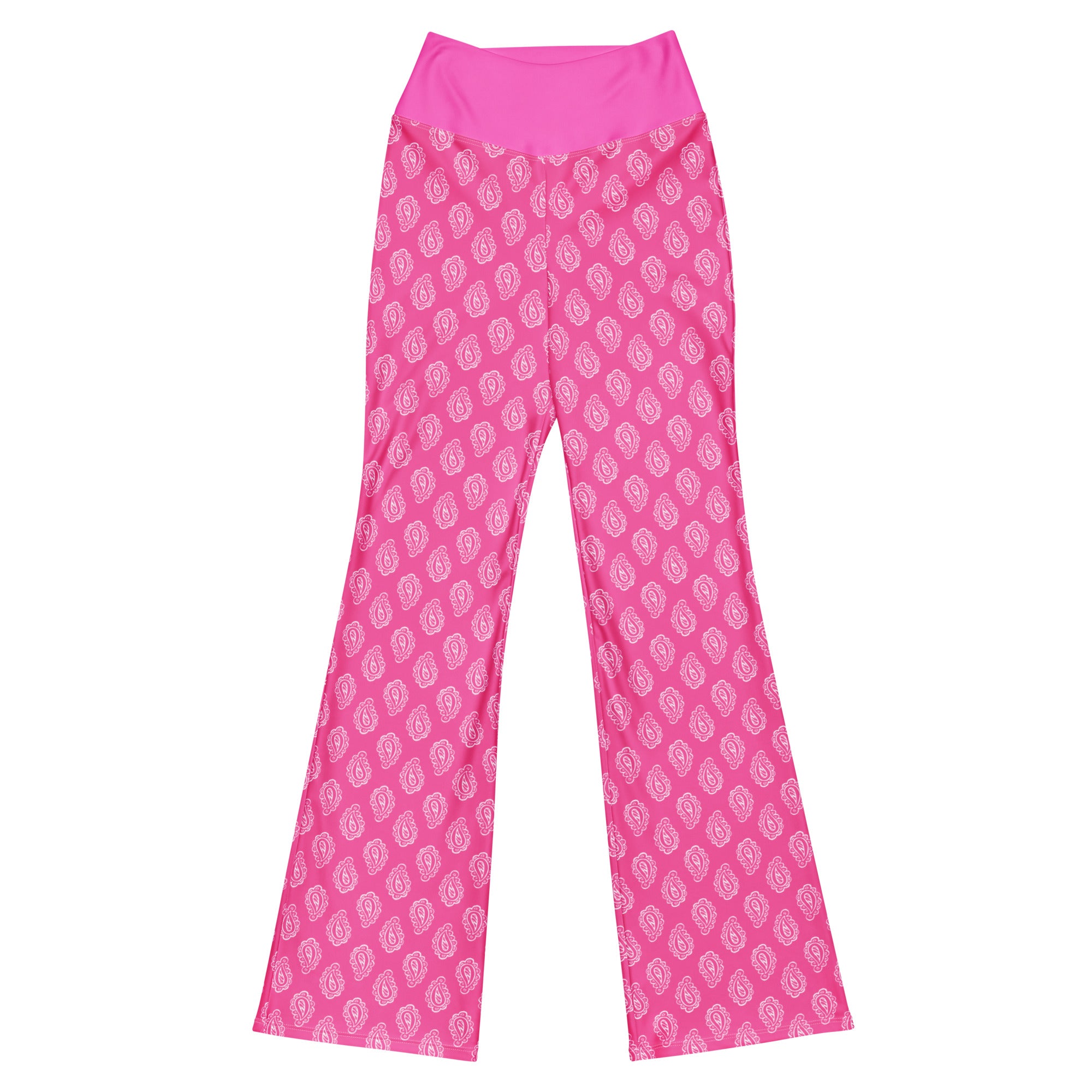 Gface Pink Bandana Flare leggings