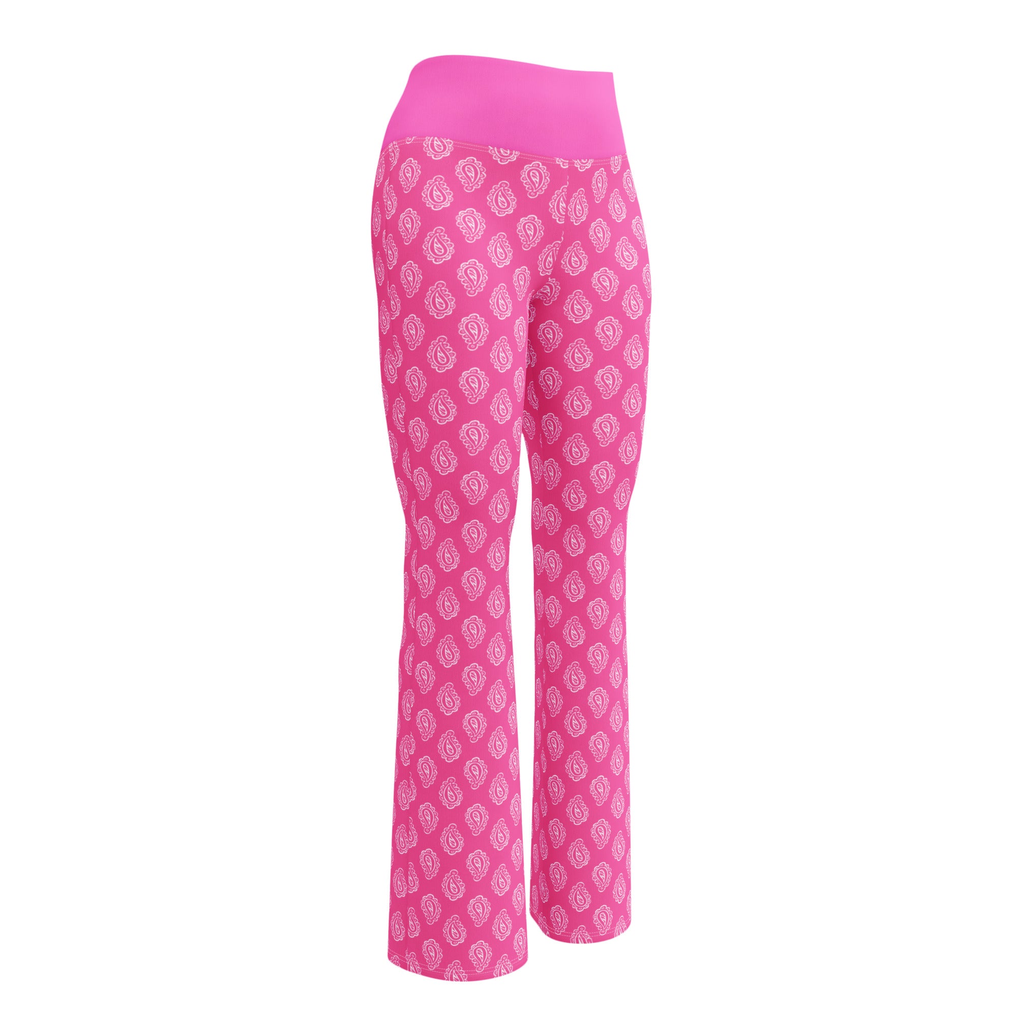 Gface Pink Bandana Flare leggings