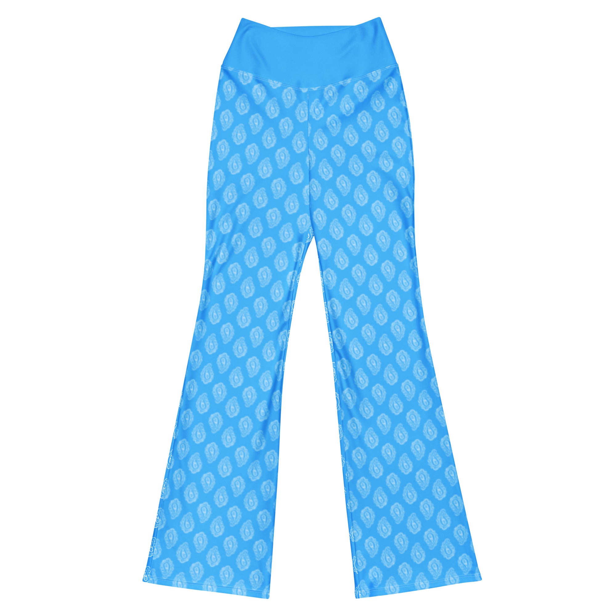 Gface Blue Bandana Flare leggings