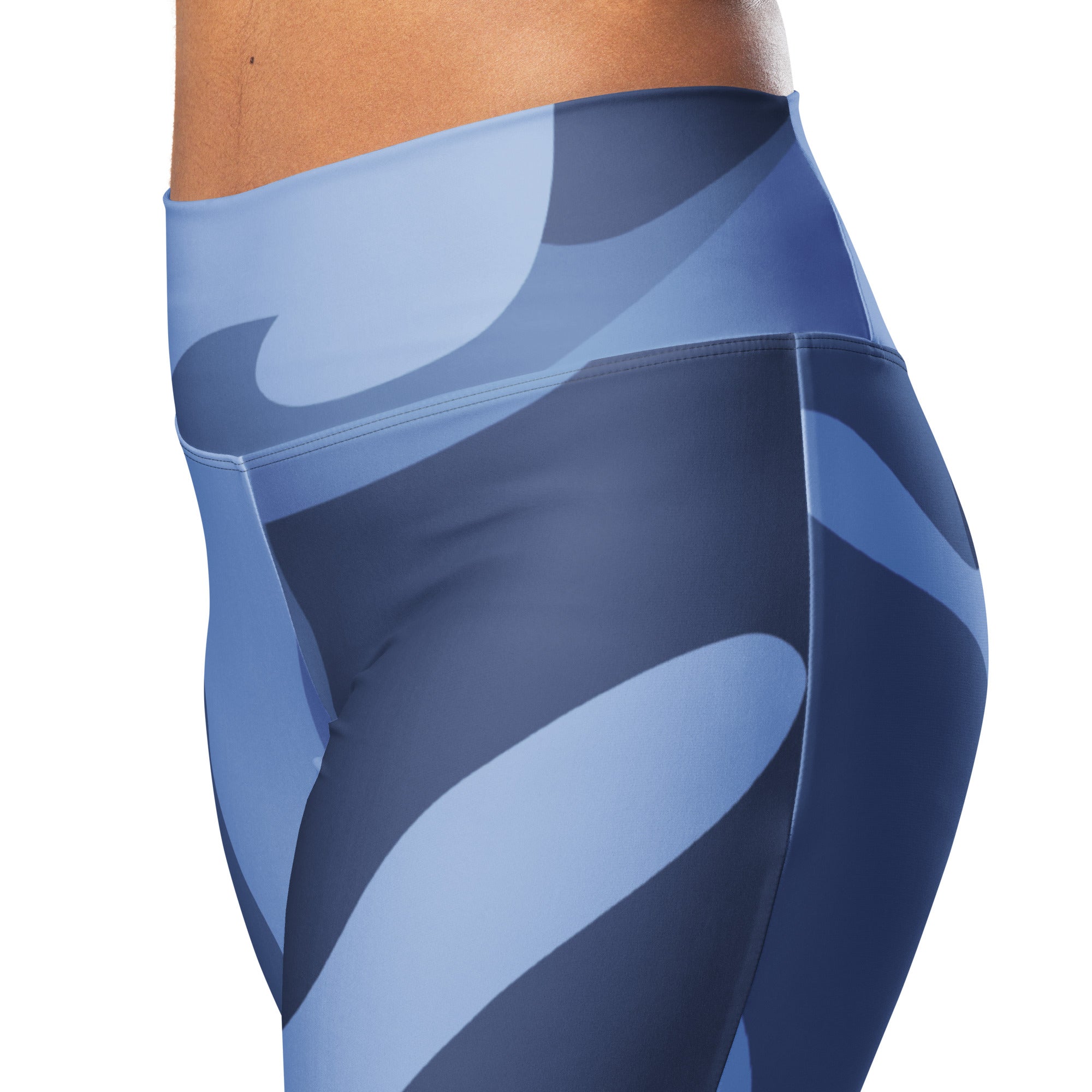 Gface Blue Camo-Incognito Flare leggings