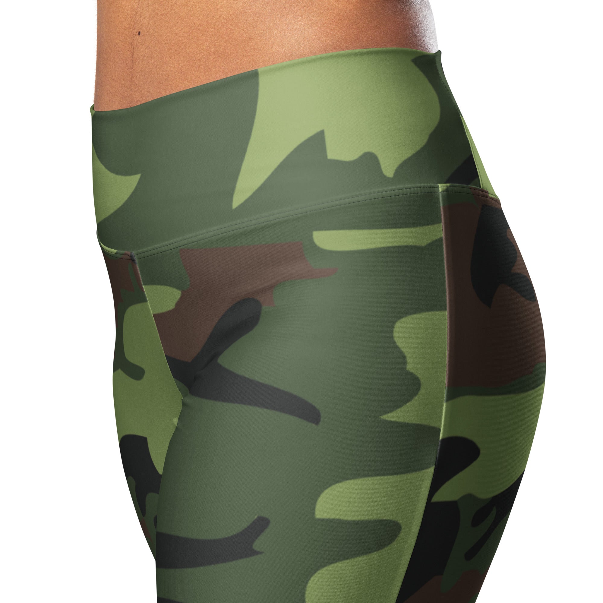 Gface Green Camo-Incognito Flare leggings