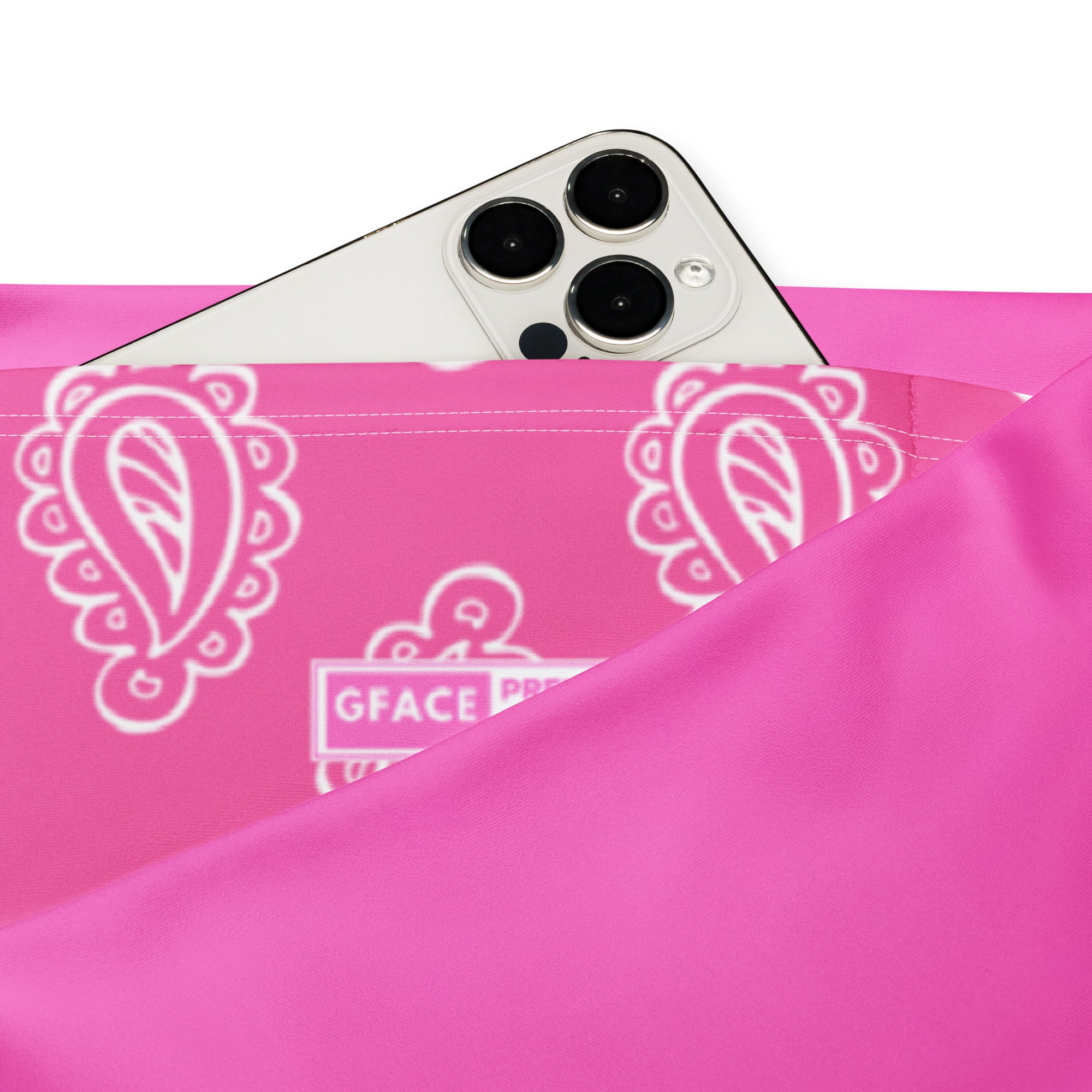 Gface Pink Bandana Flare leggings