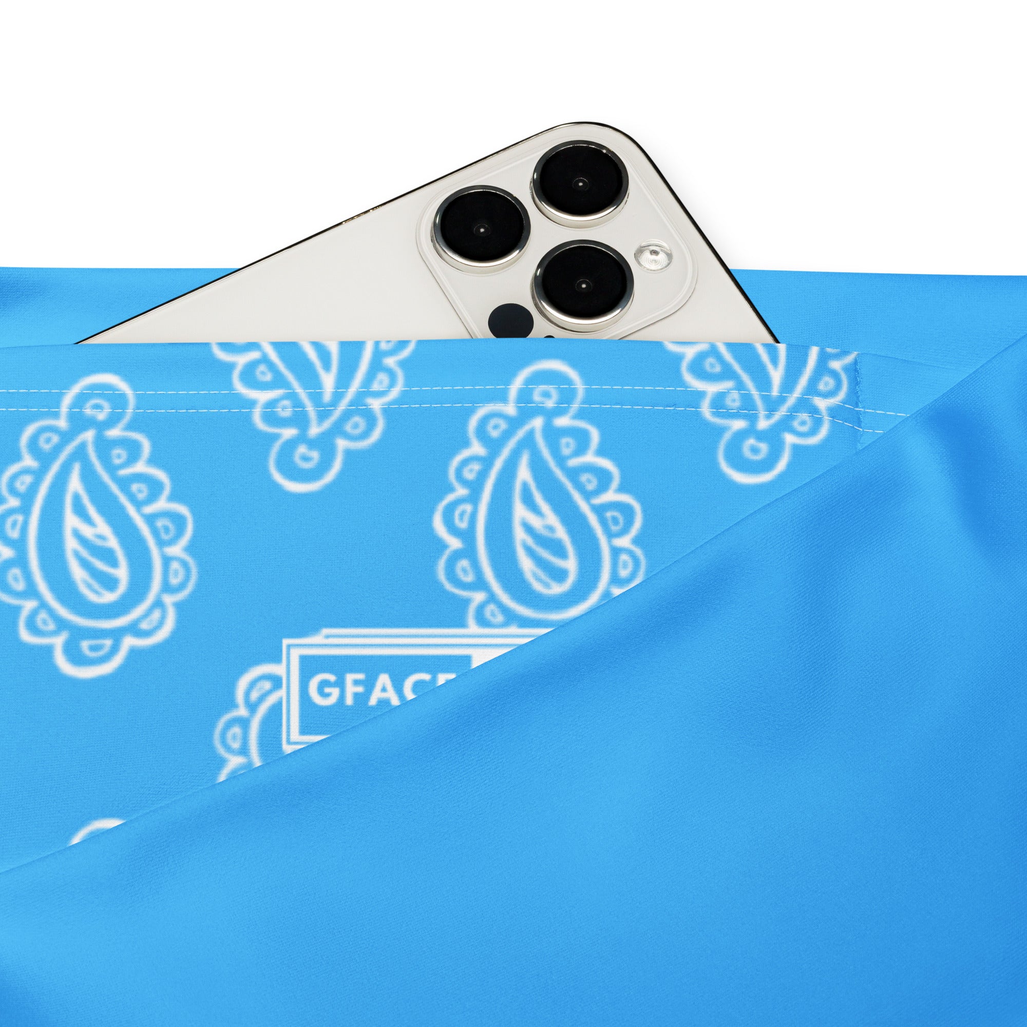 Gface Blue Bandana Flare leggings