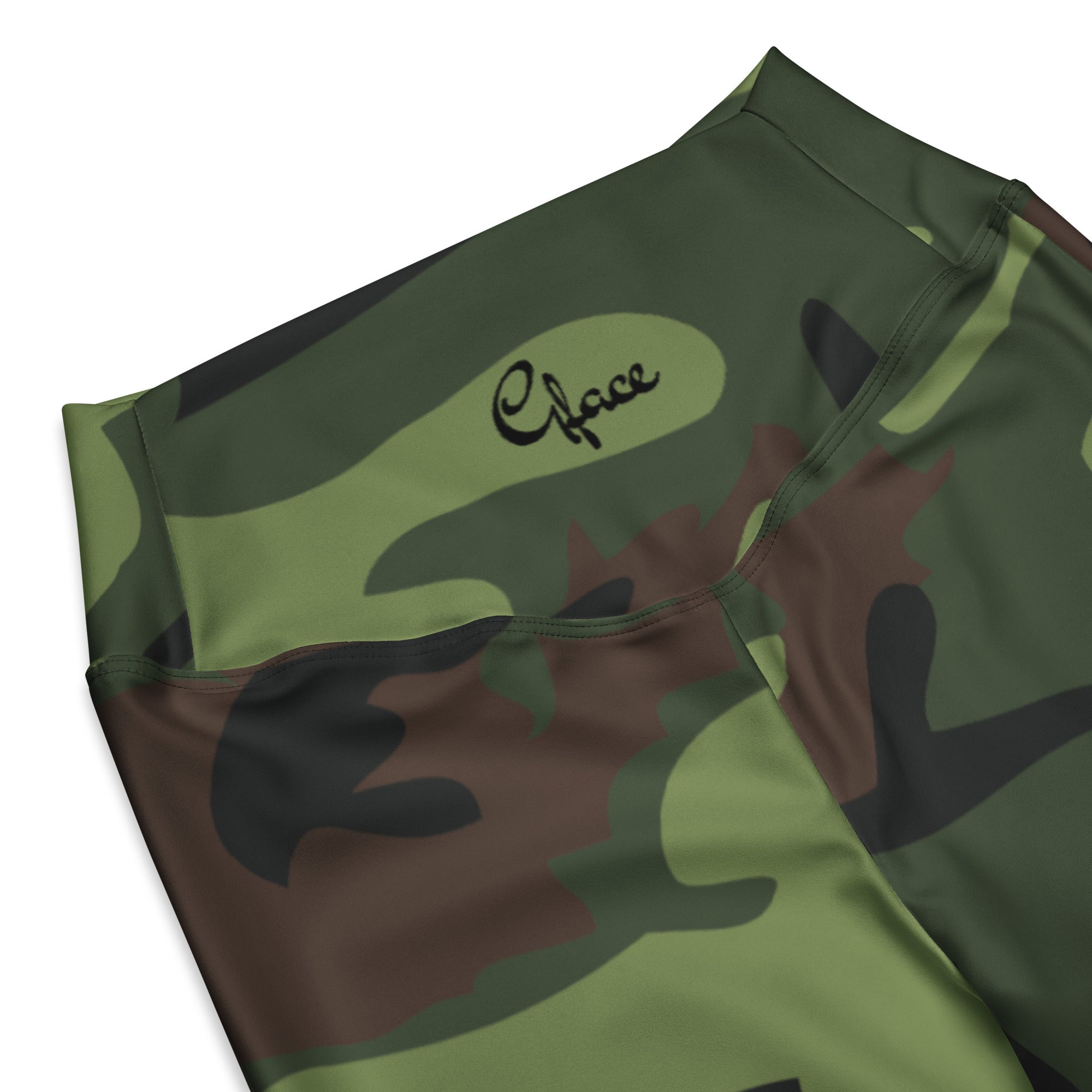 Gface Green Camo-Incognito Flare leggings