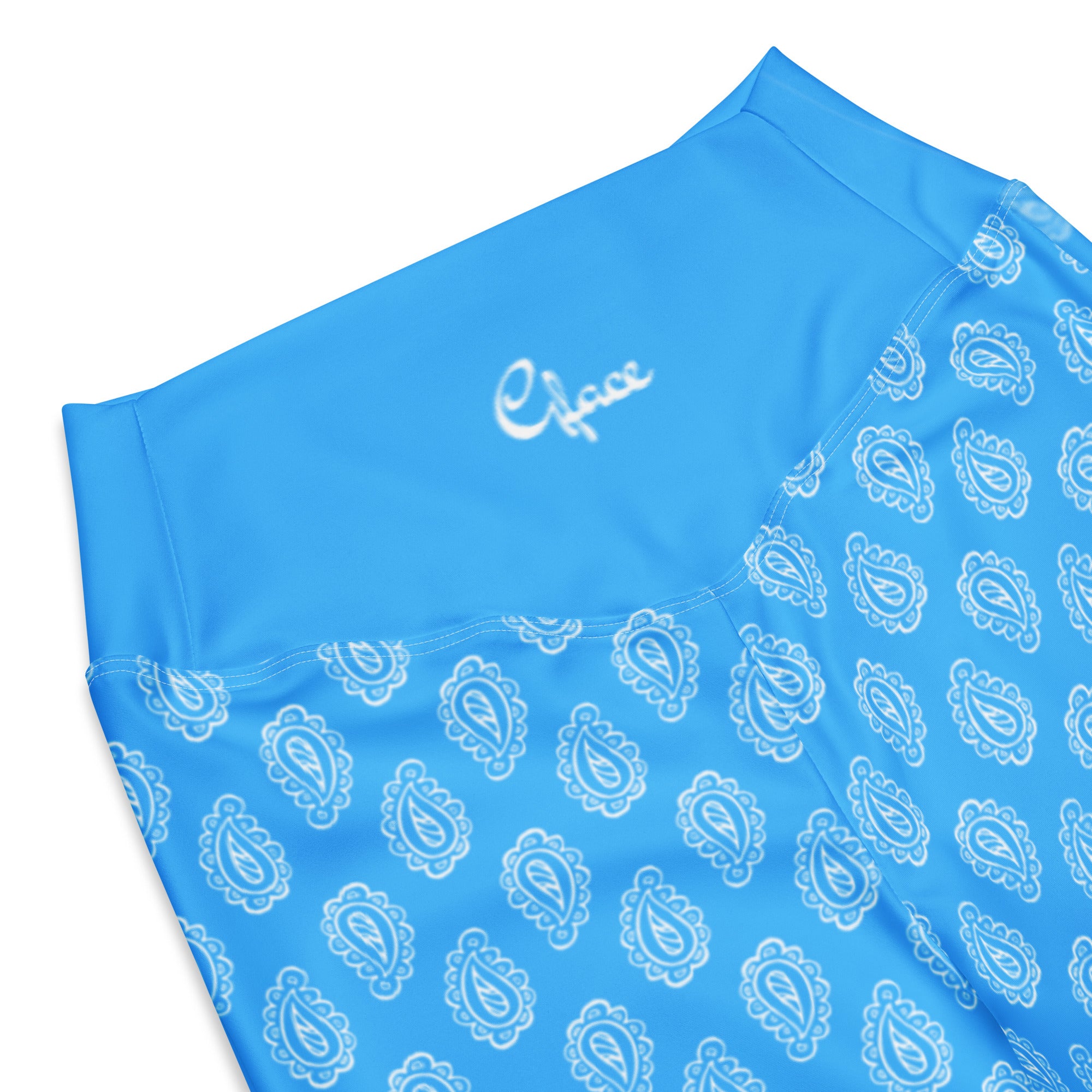 Gface Blue Bandana Flare leggings