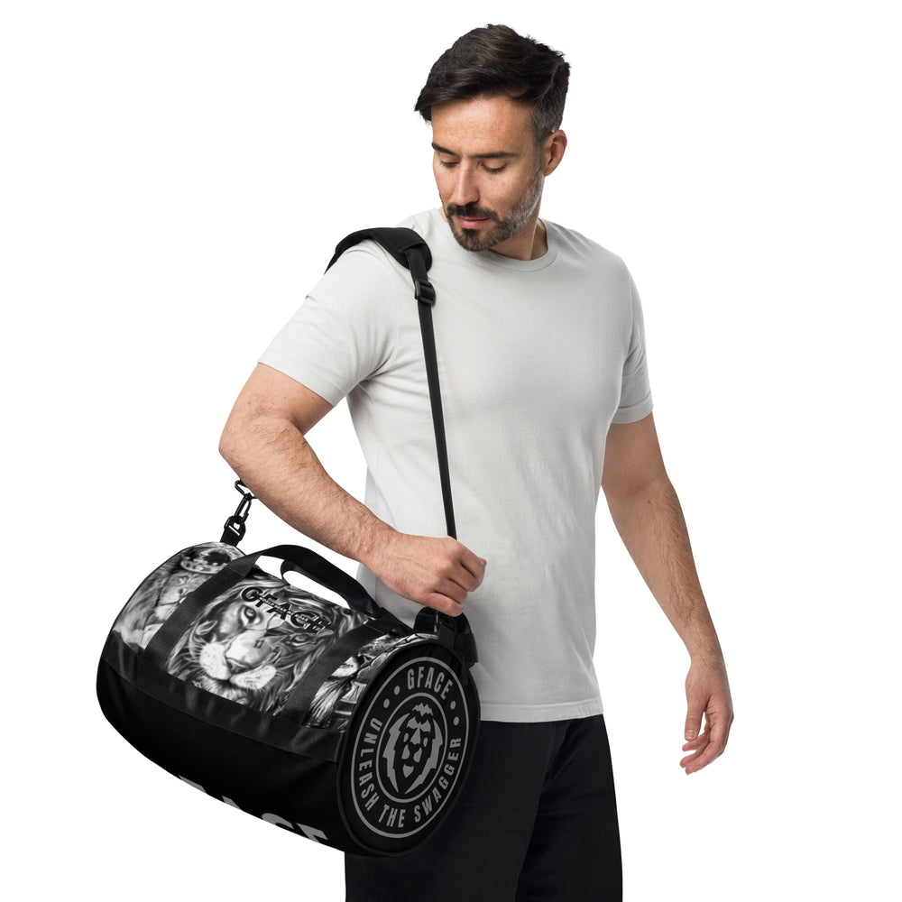 Gface Tattoo print gym bag