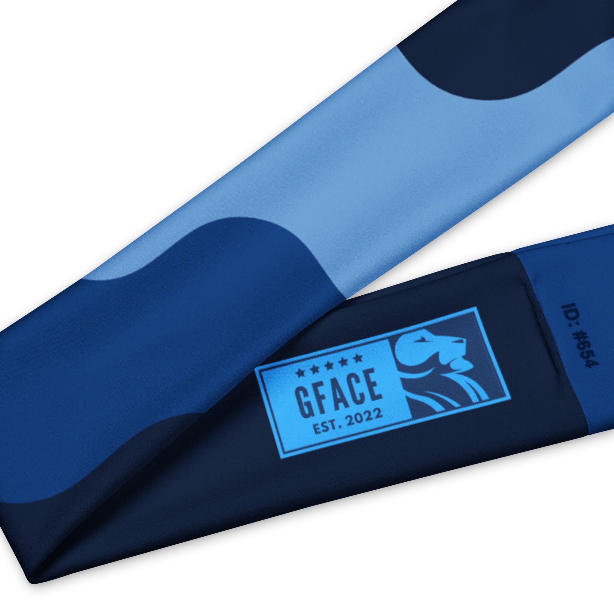 Gface Abstract Blue Headband