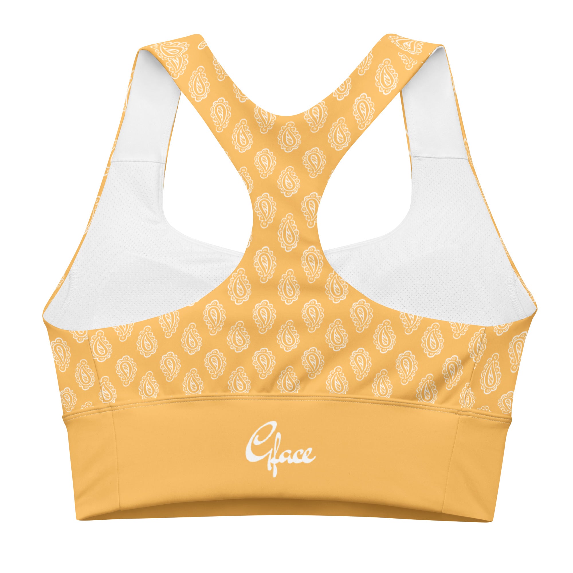 Gface Gold Bandana Longline sports bra