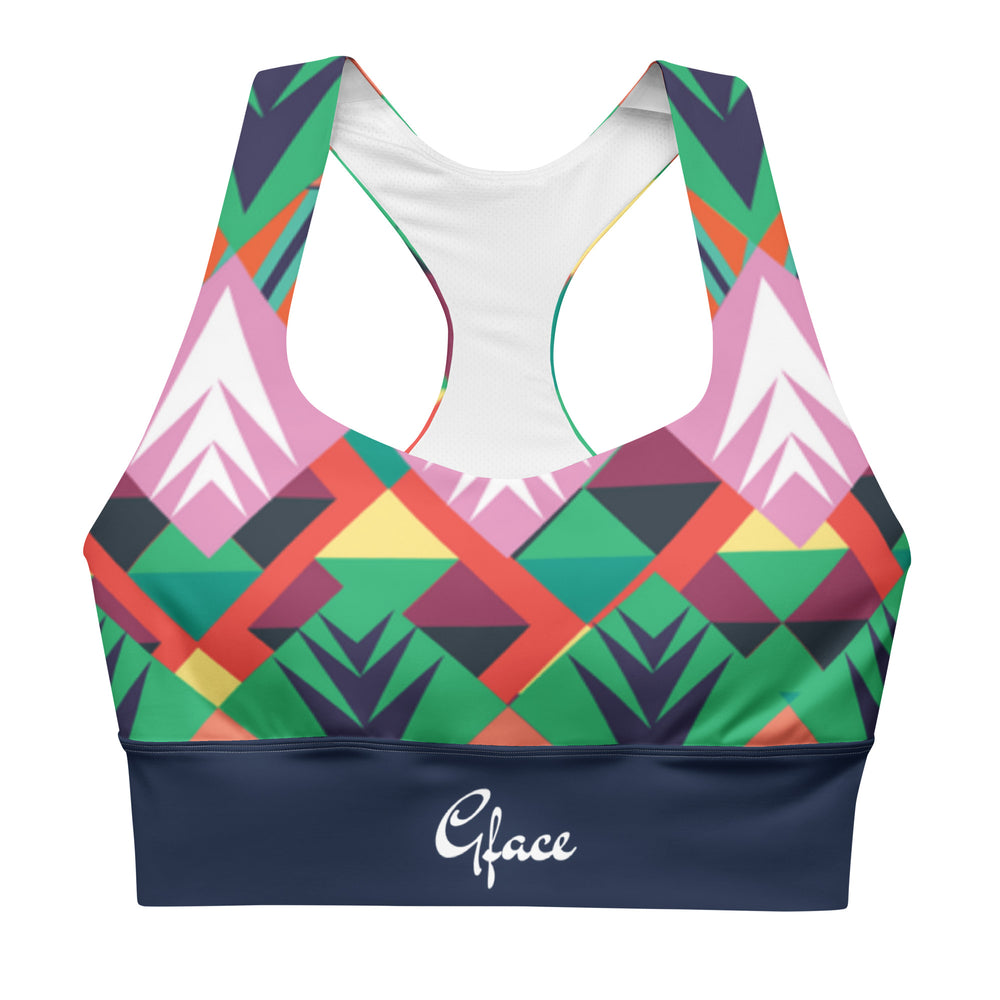 Gface Abstract Longline sports bra limited