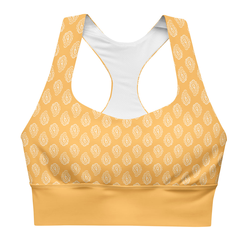 Gface Gold Bandana Longline sports bra