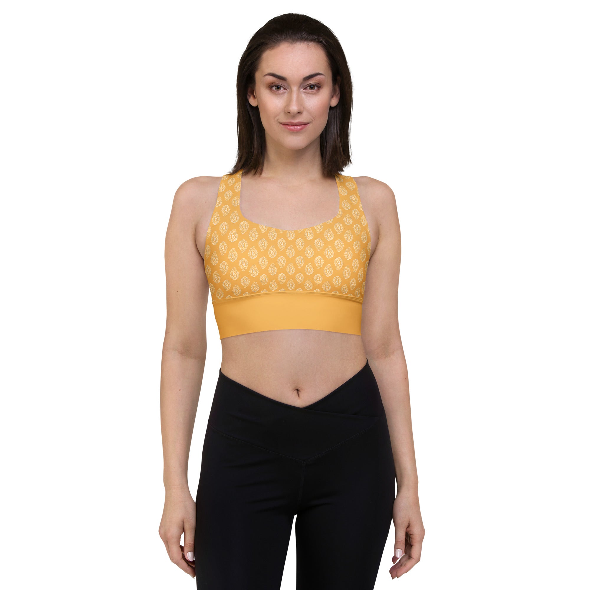 Gface Gold Bandana Longline sports bra