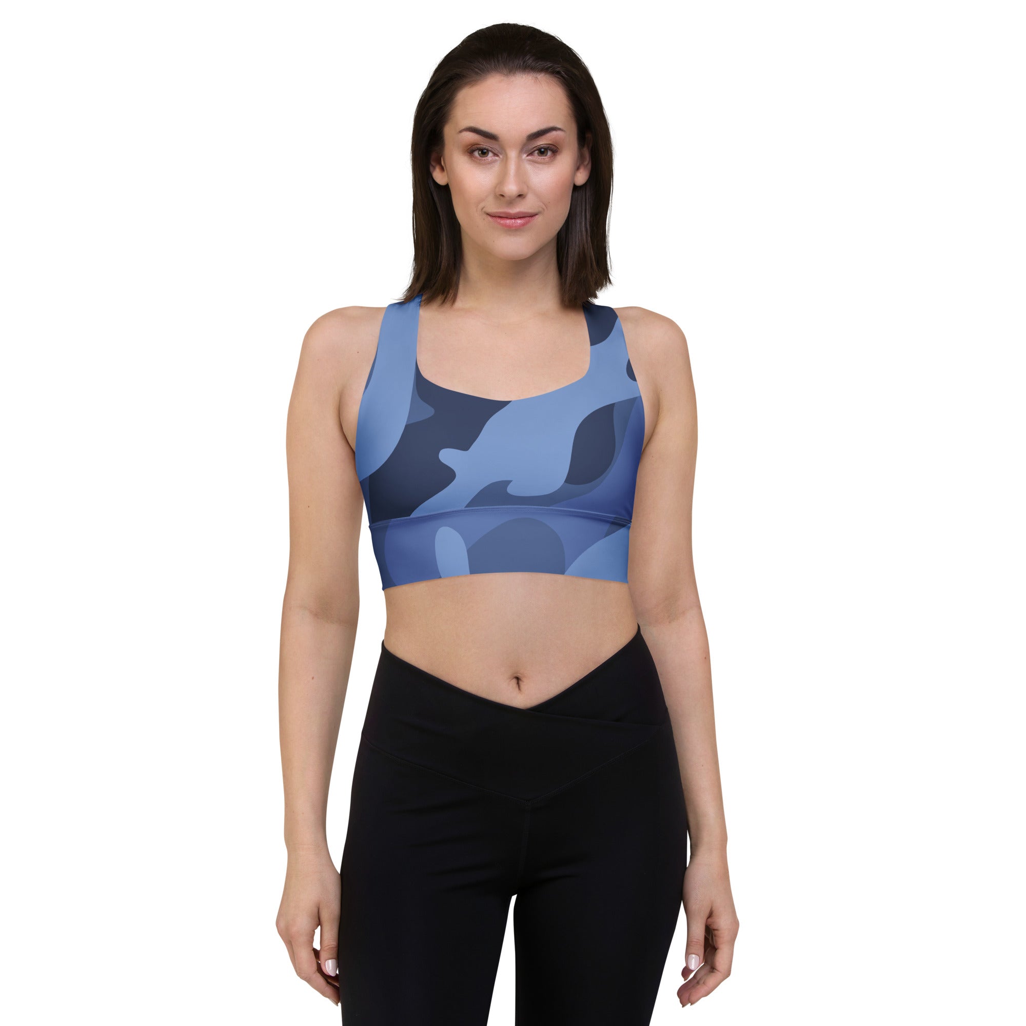 Gface Camo-Incognito Longline sports bra