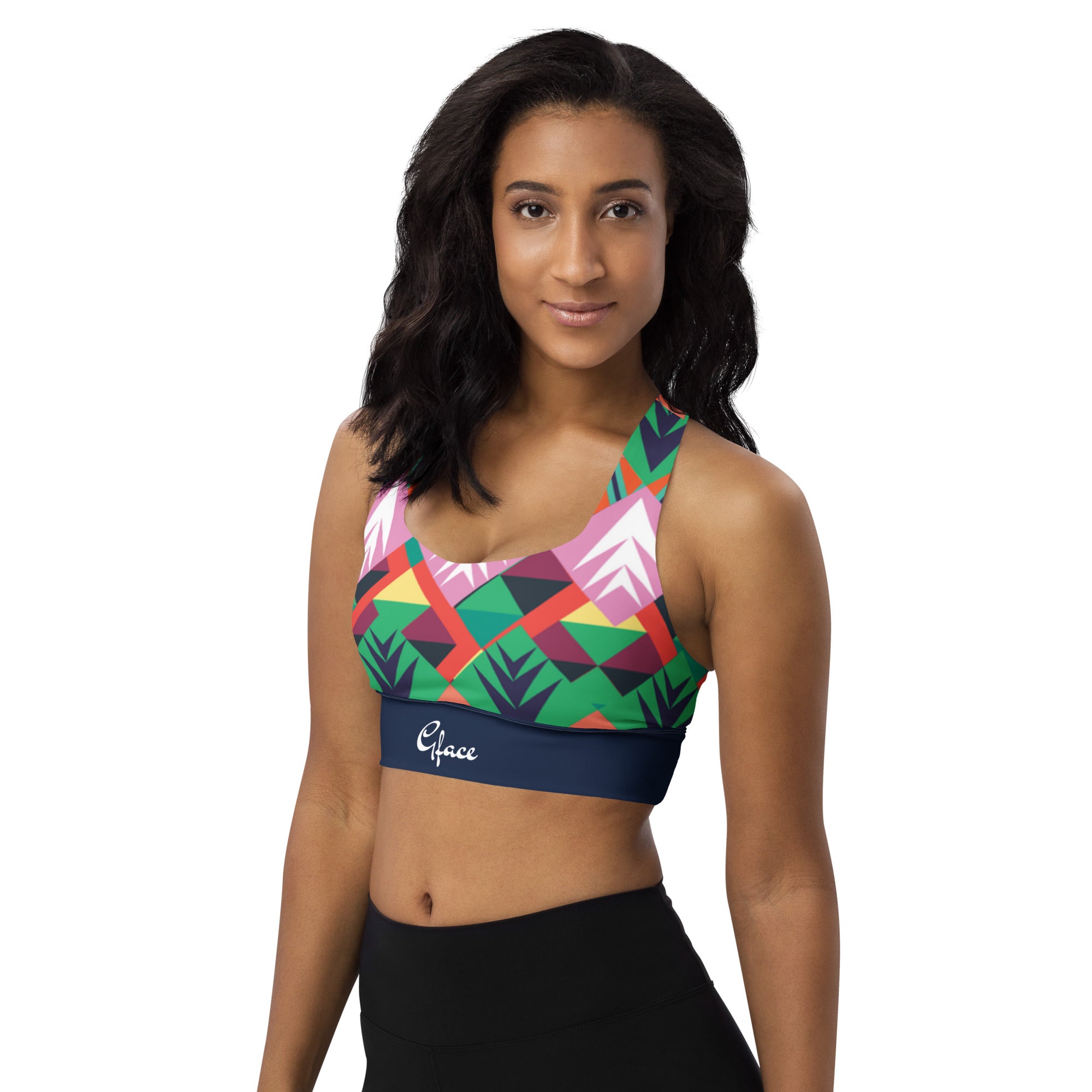 Gface Abstract Longline sports bra limited