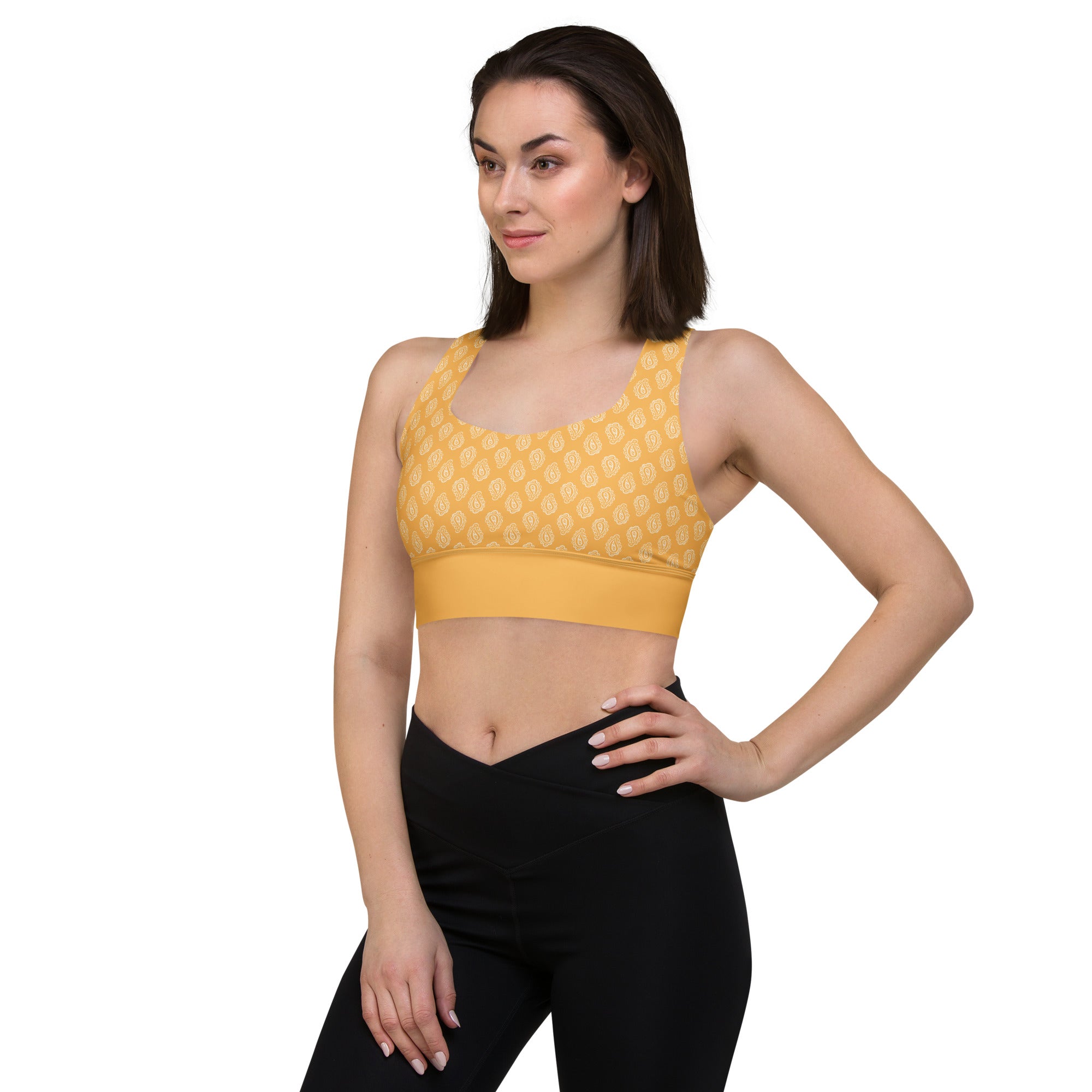 Gface Gold Bandana Longline sports bra