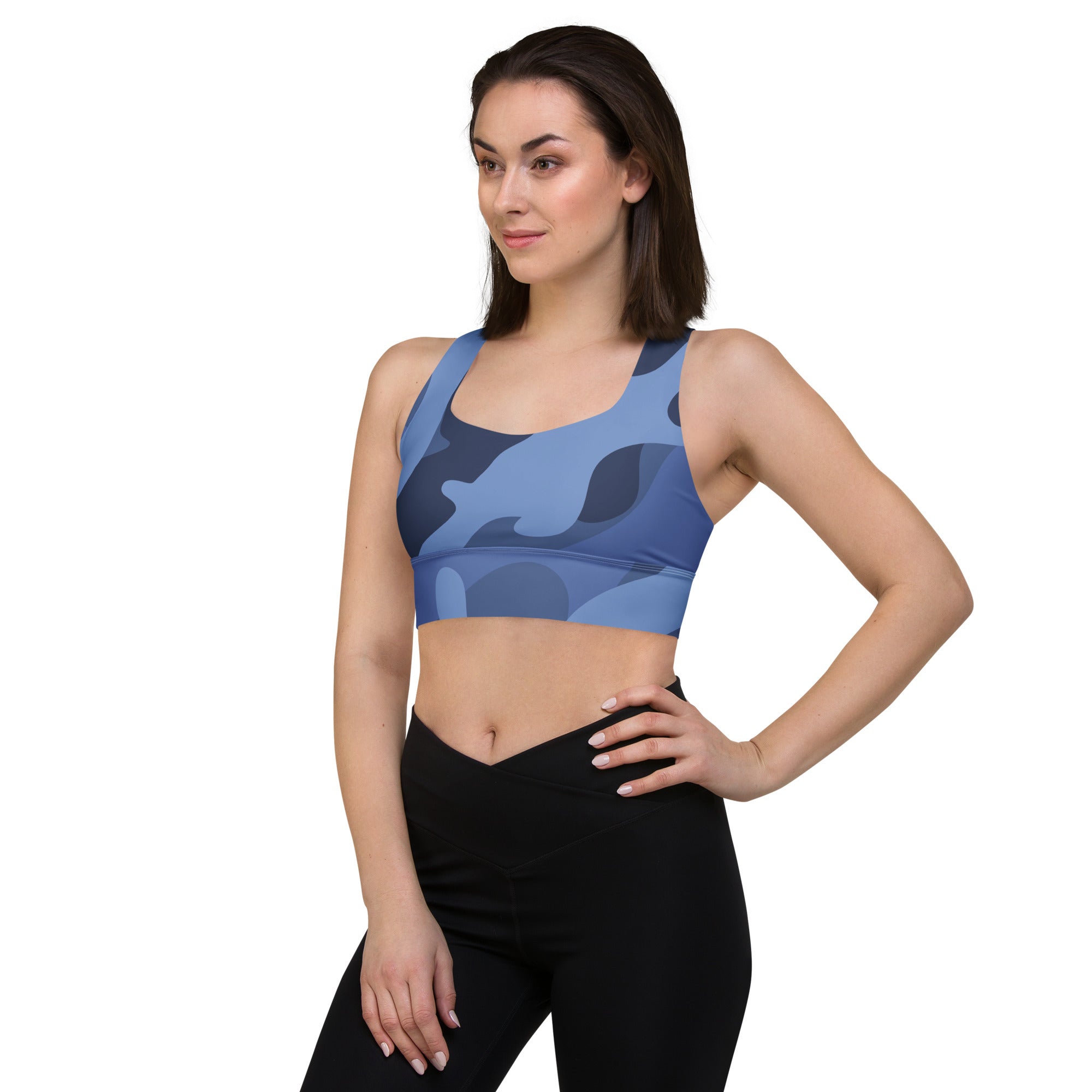 Gface Camo-Incognito Longline sports bra