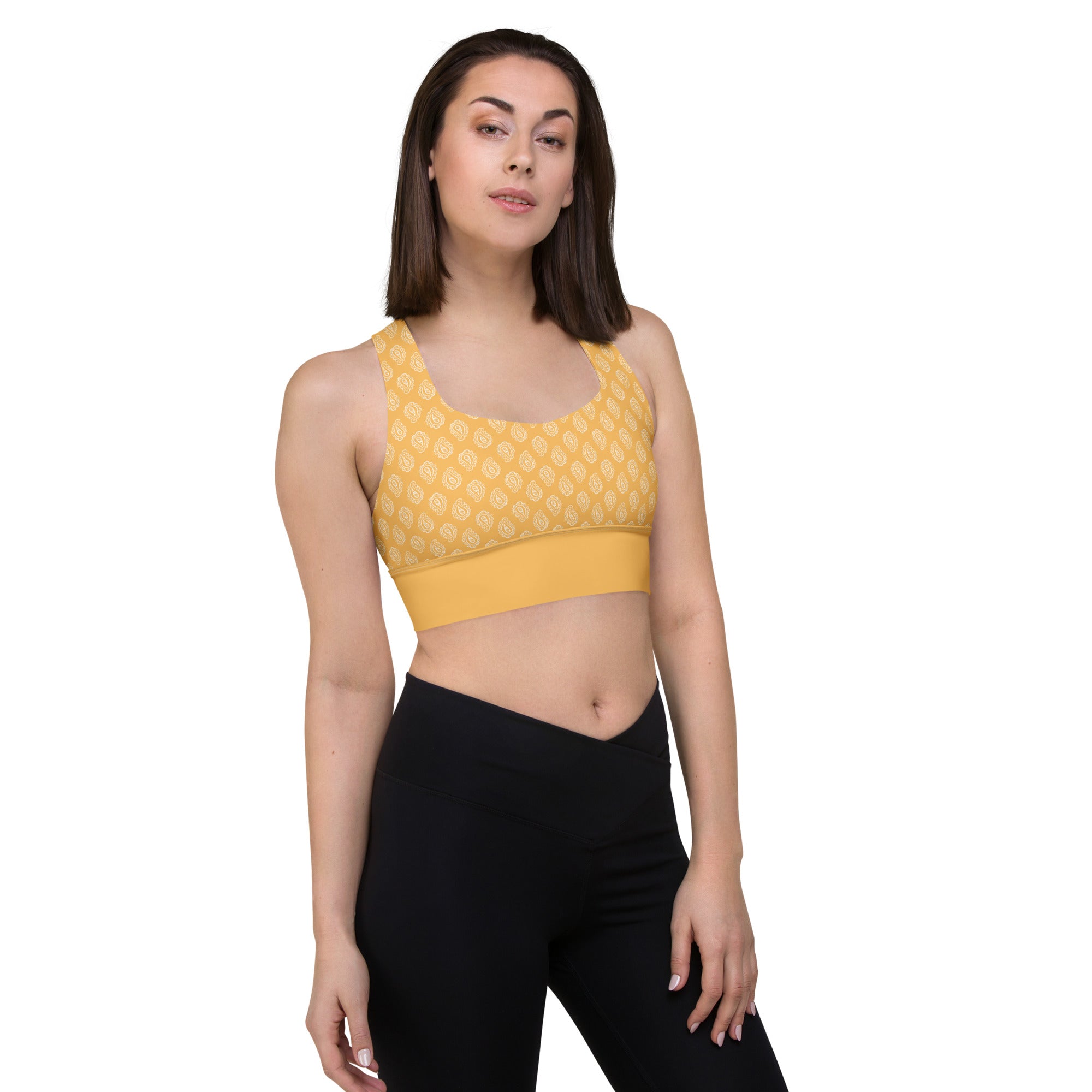 Gface Gold Bandana Longline sports bra