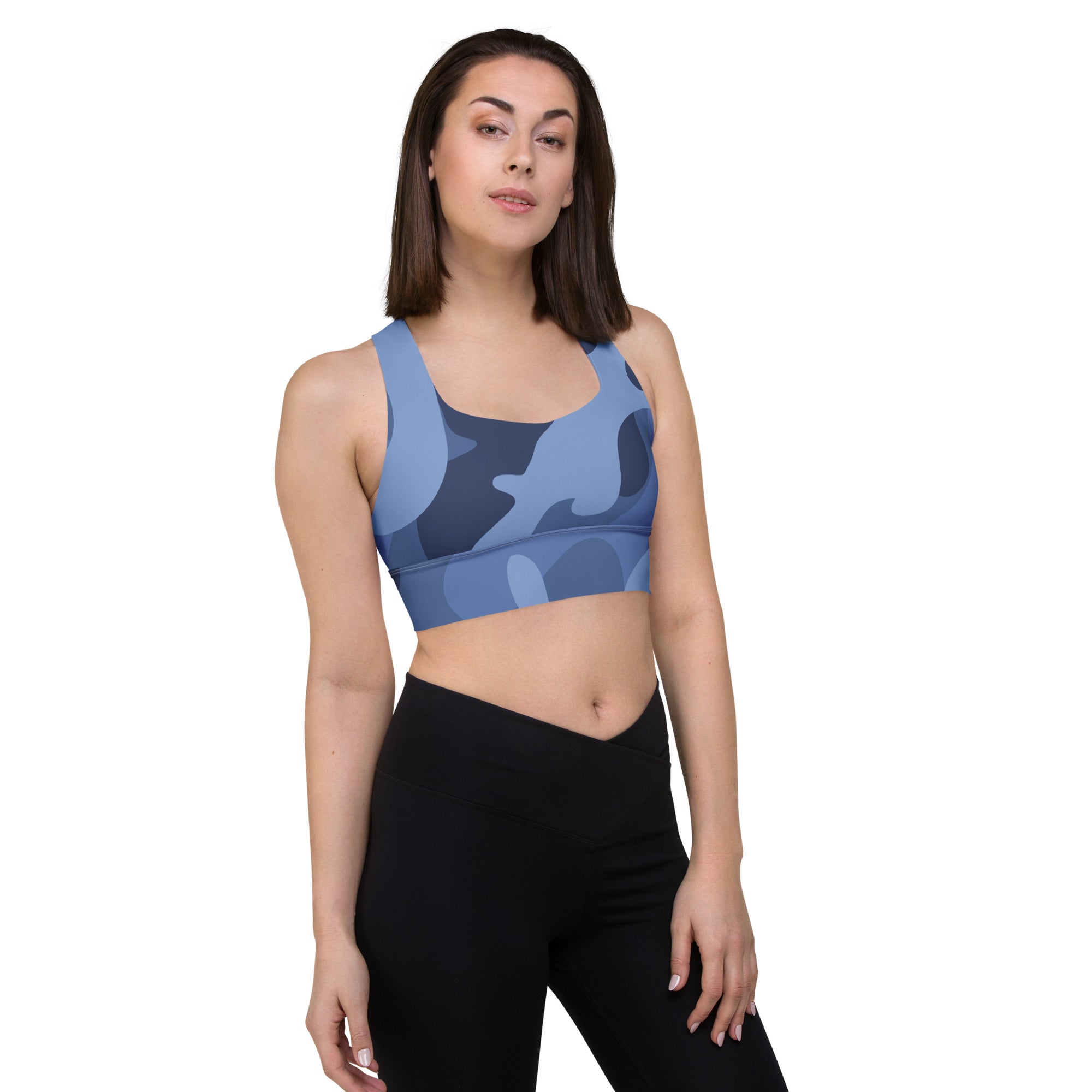 Gface Camo-Incognito Longline sports bra