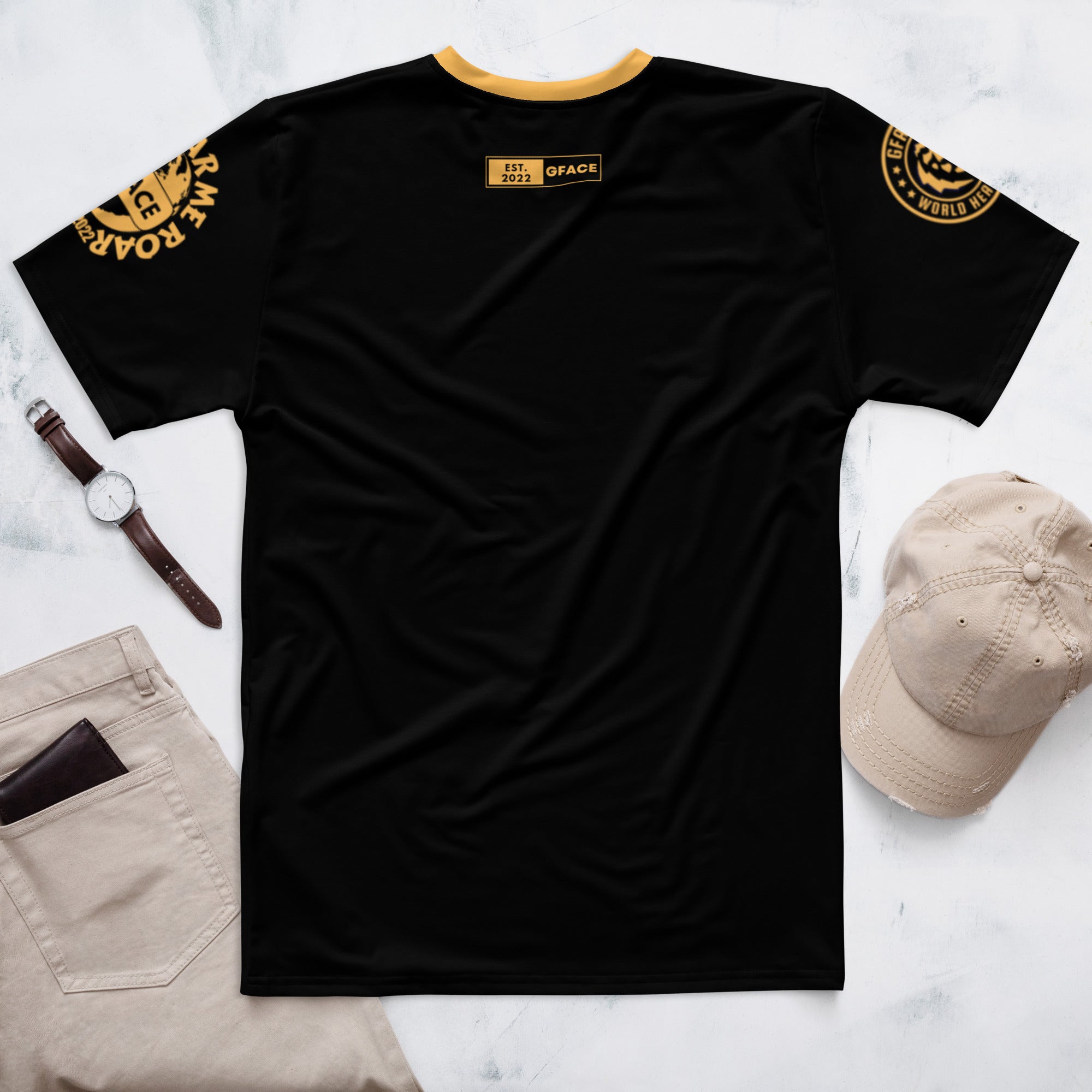 Gface Origional Men's t-shirt Gold logo