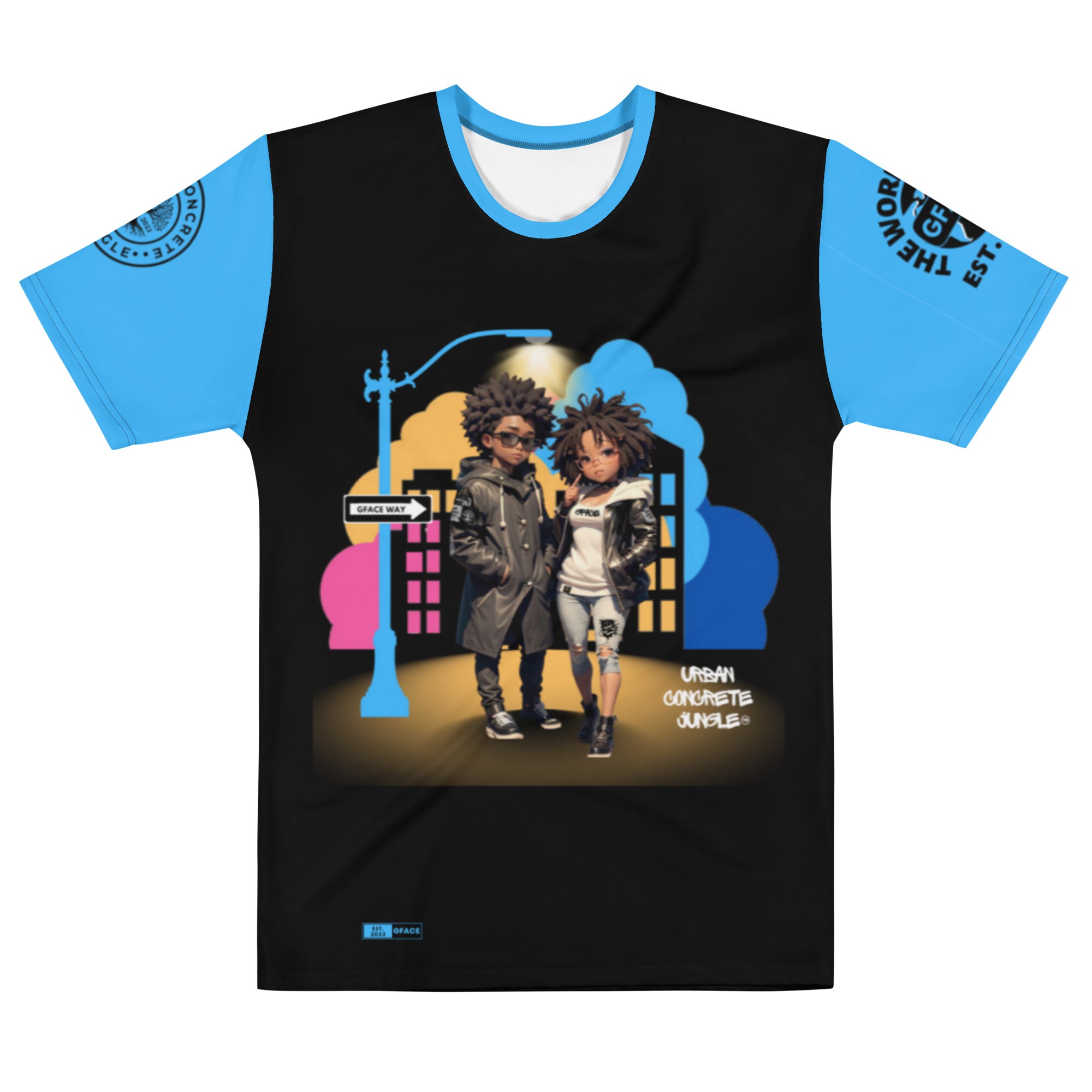 Men's t-shirt GFACE Couples Urban Concrete Jungle