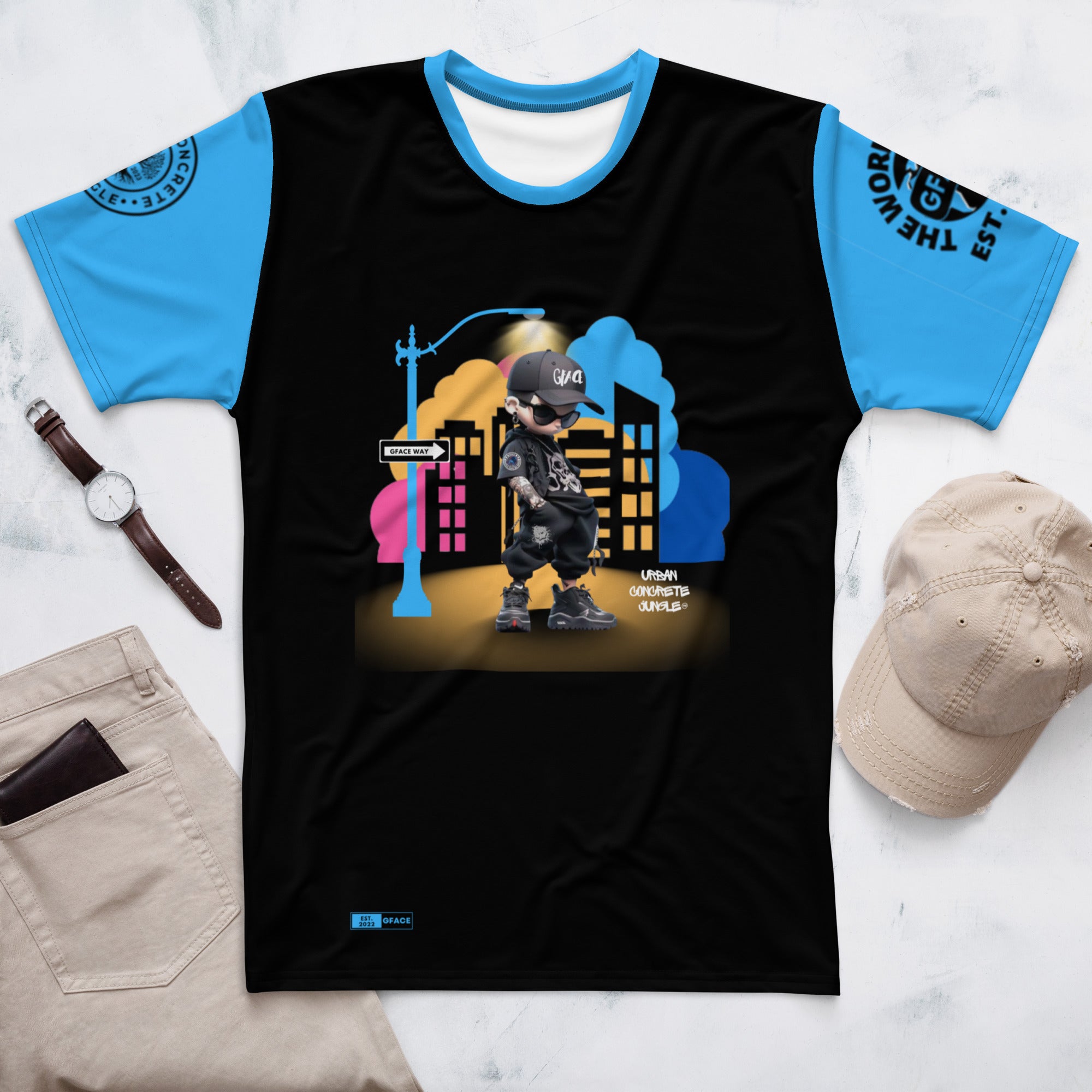 Men's t-shirt GFACE GUY Swagger Urban Concrete Jungle