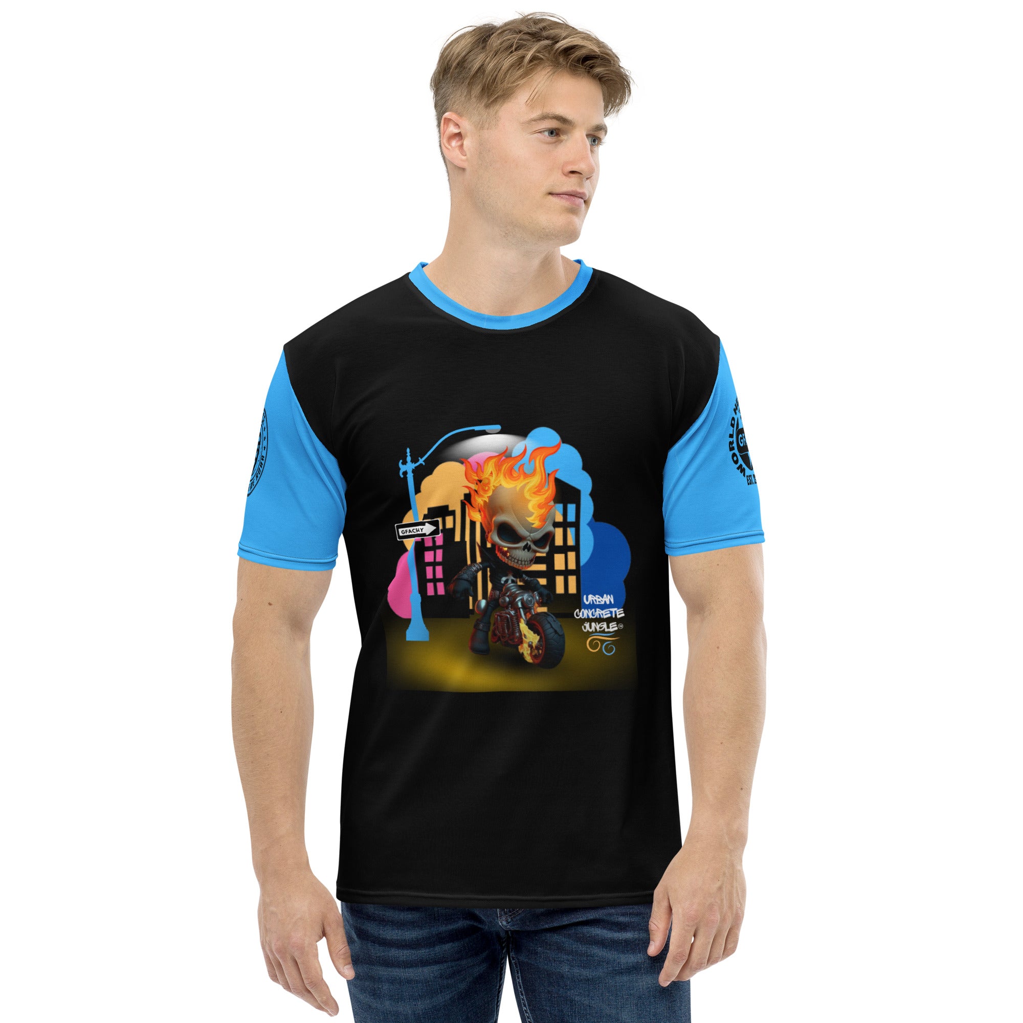 Men's t-shirt Gface Ghost Rider Urban Concrete Jungle