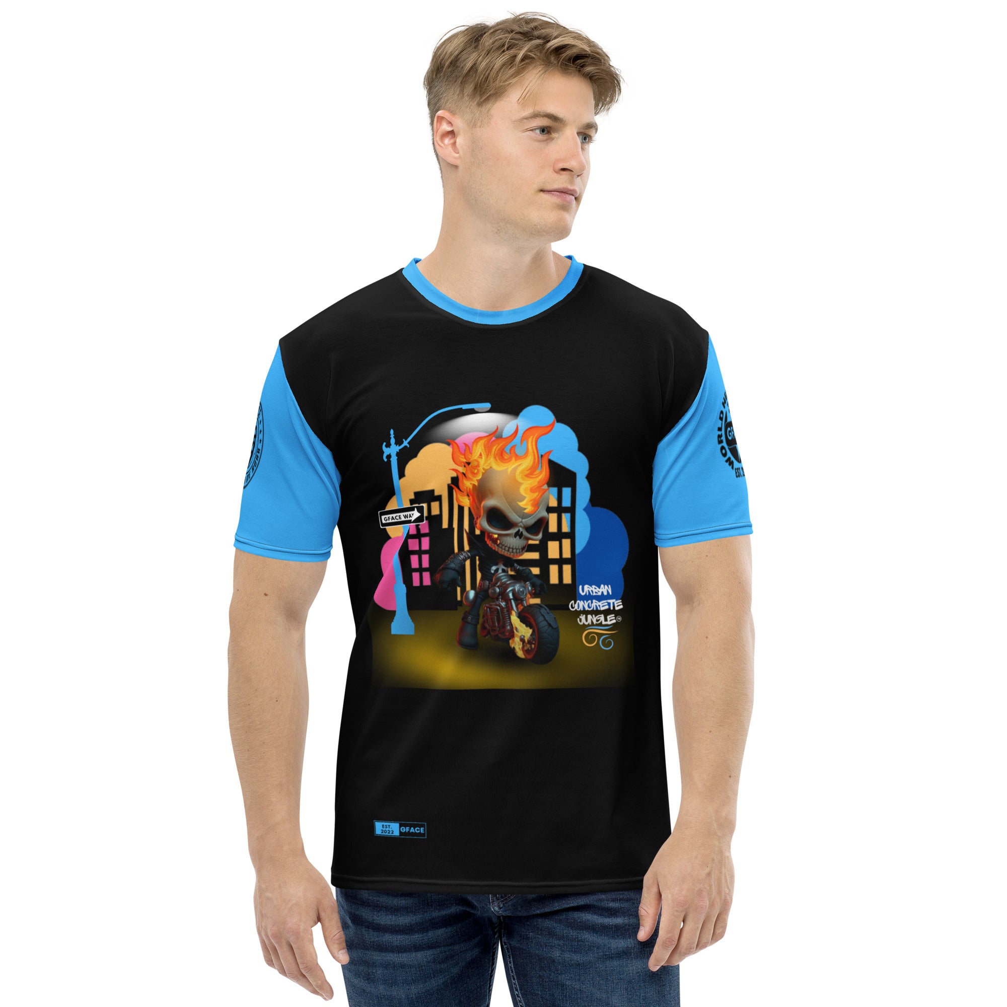 Men's t-shirt Gface Ghost Rider Urban Concrete Jungle