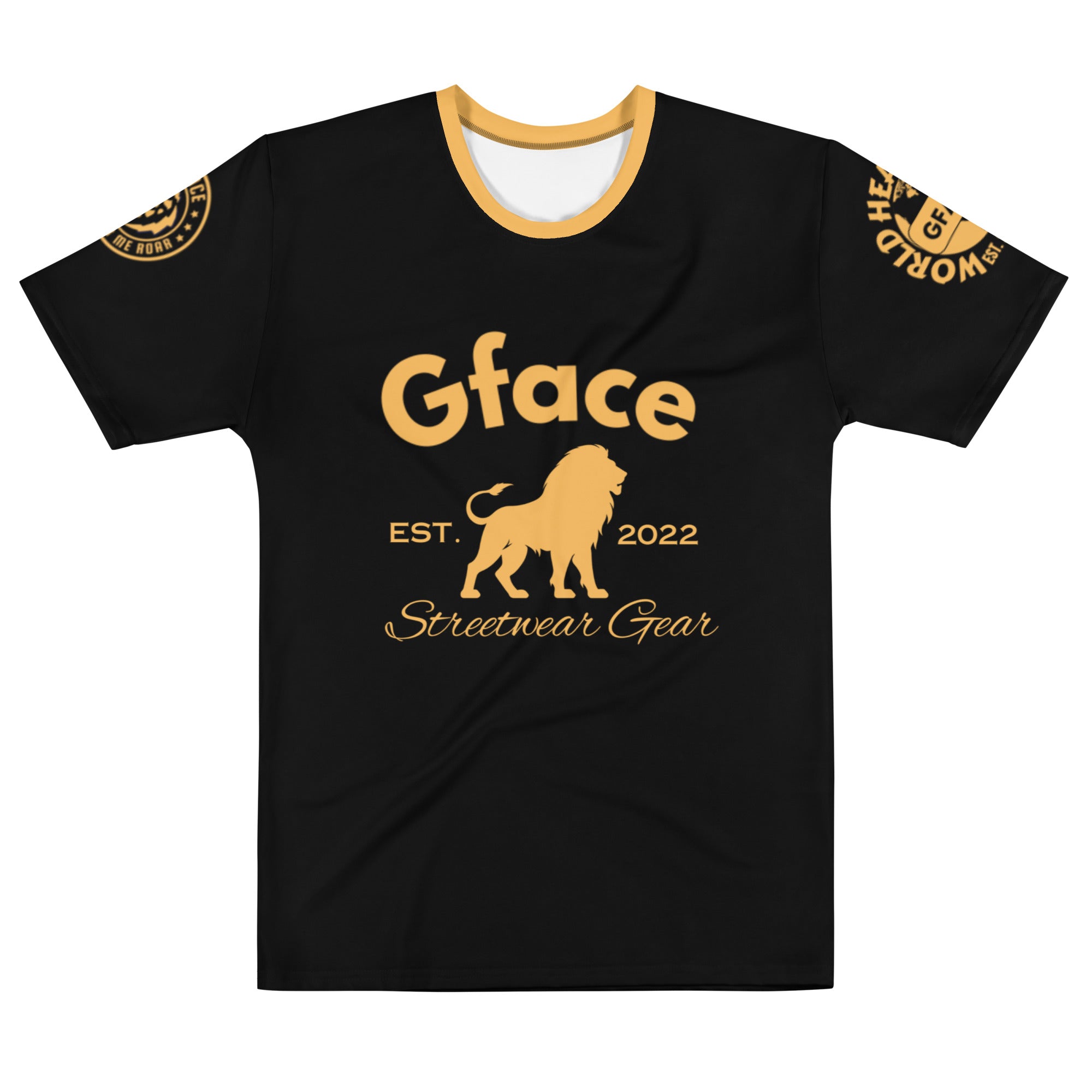 Gface Origional Men's t-shirt Gold logo